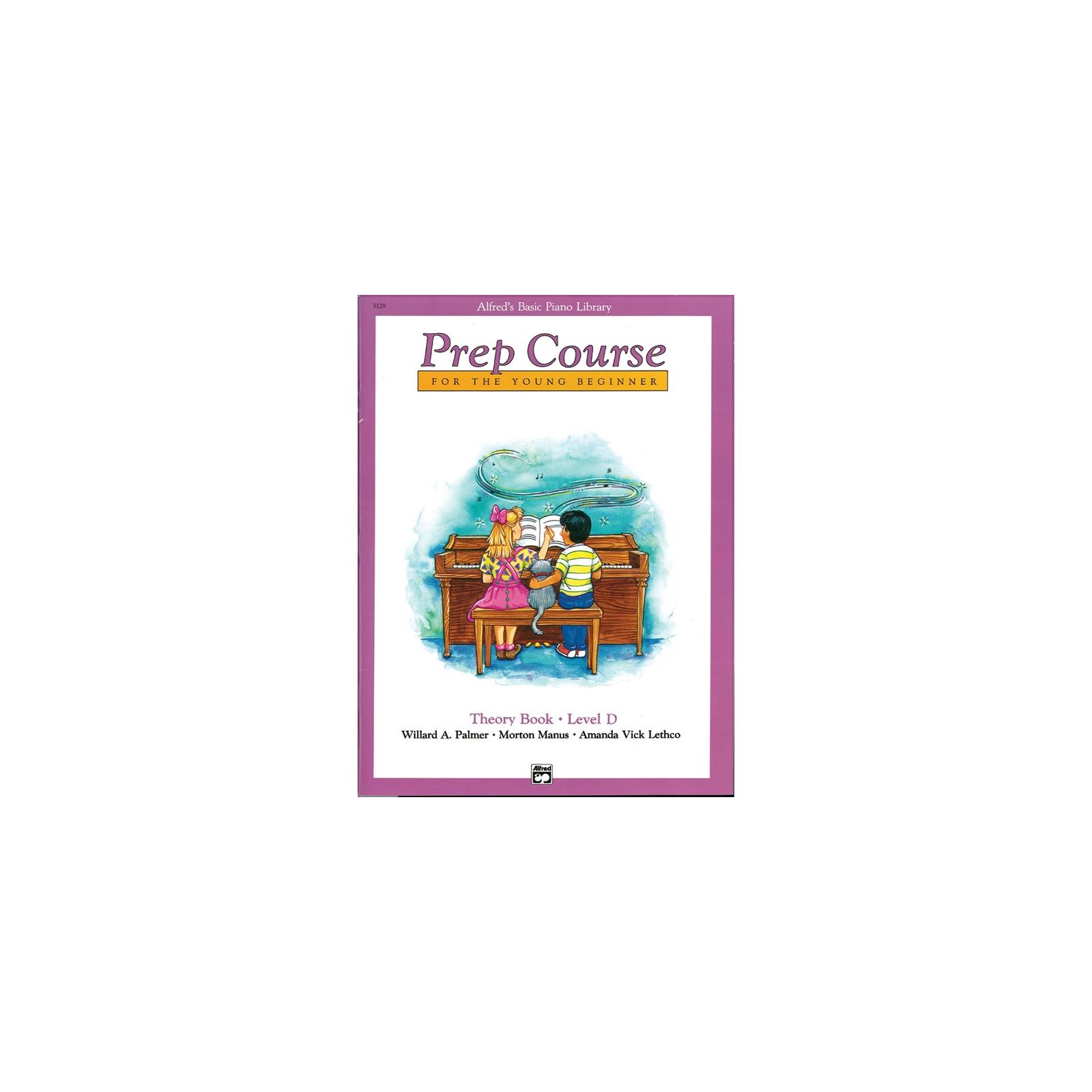 Piano Prep Course For The Young Beginner Theory Book Level D