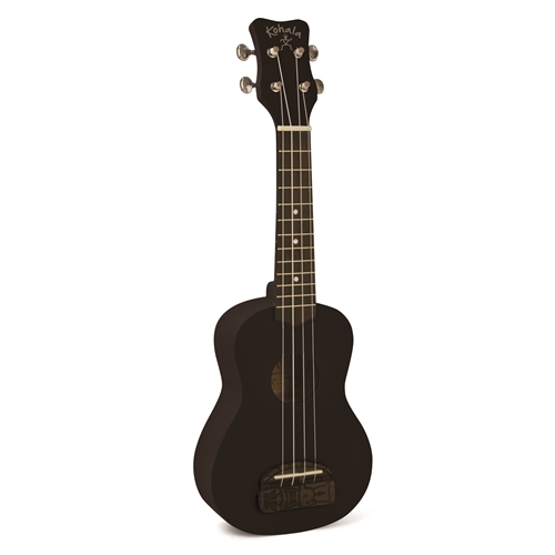 Kohala Soprano Tiki Series Black