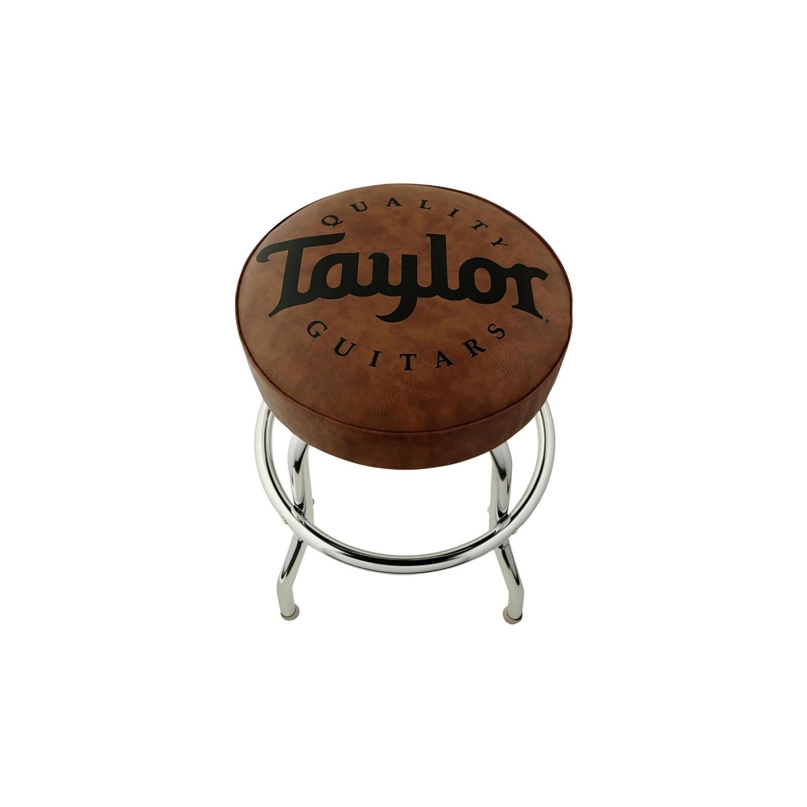Taylor Logo Barstool 24" Brown