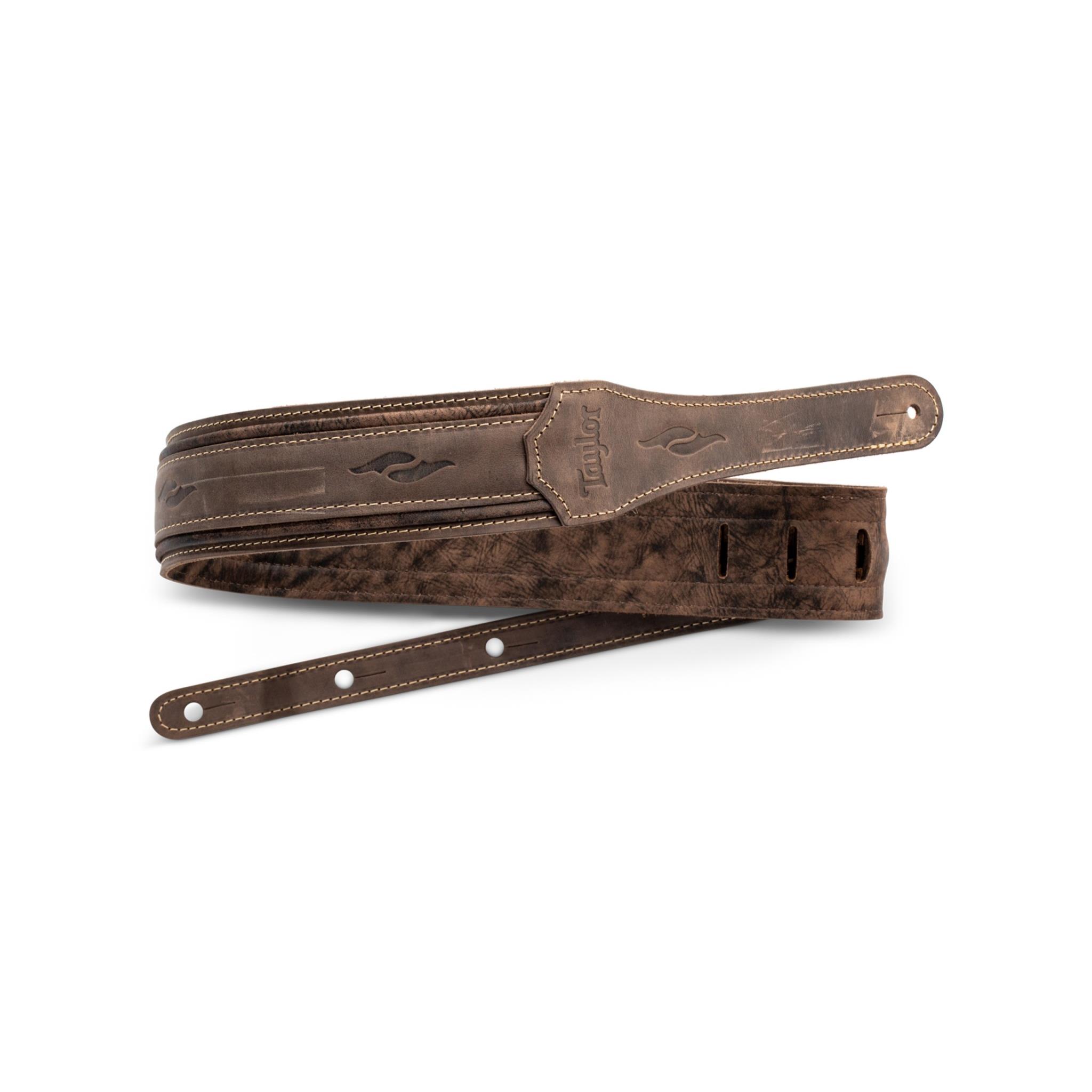 Taylor Element Strap, 2.5" (800 Series) Dark Brown Distressed Leather