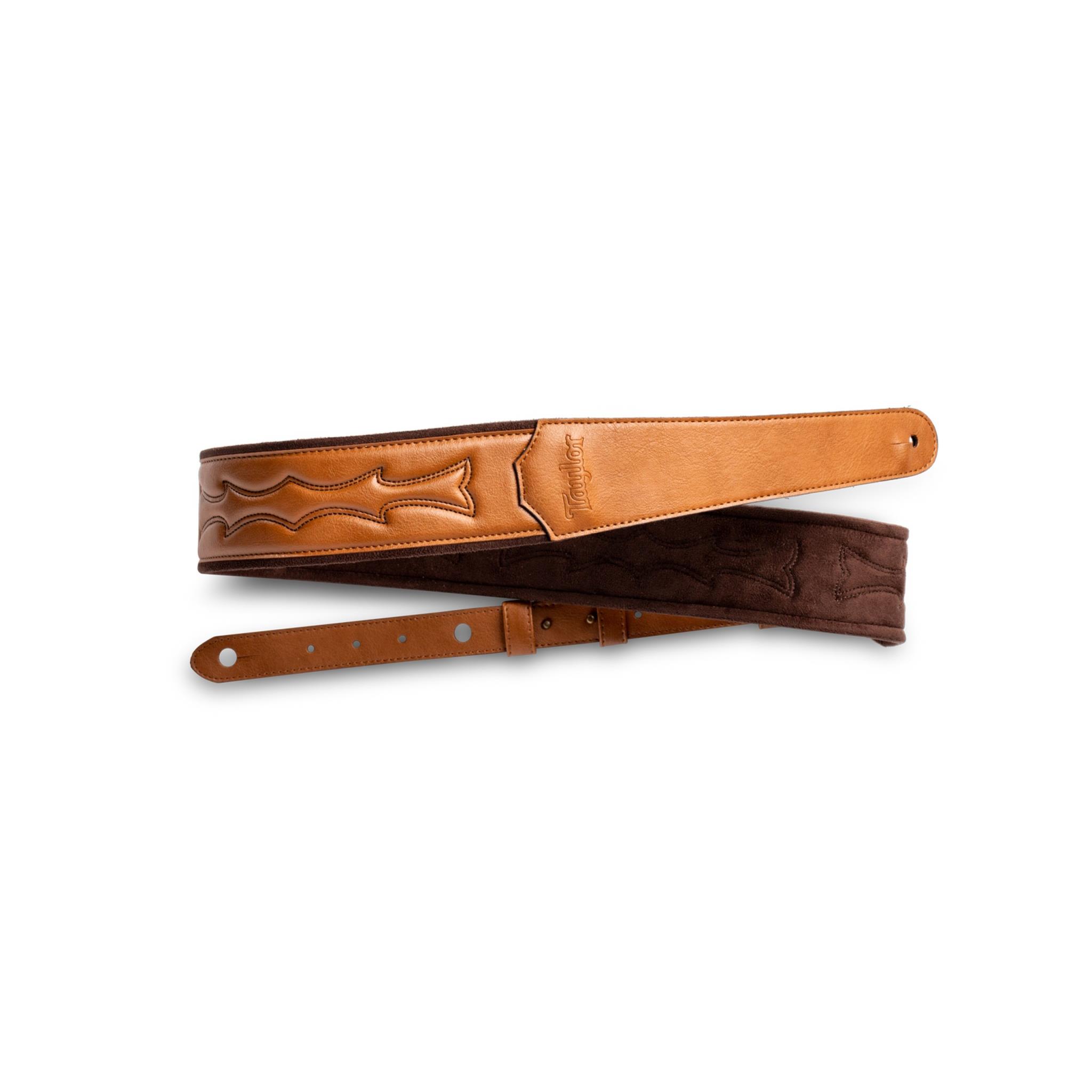 Embossed Leather Guitar Strap