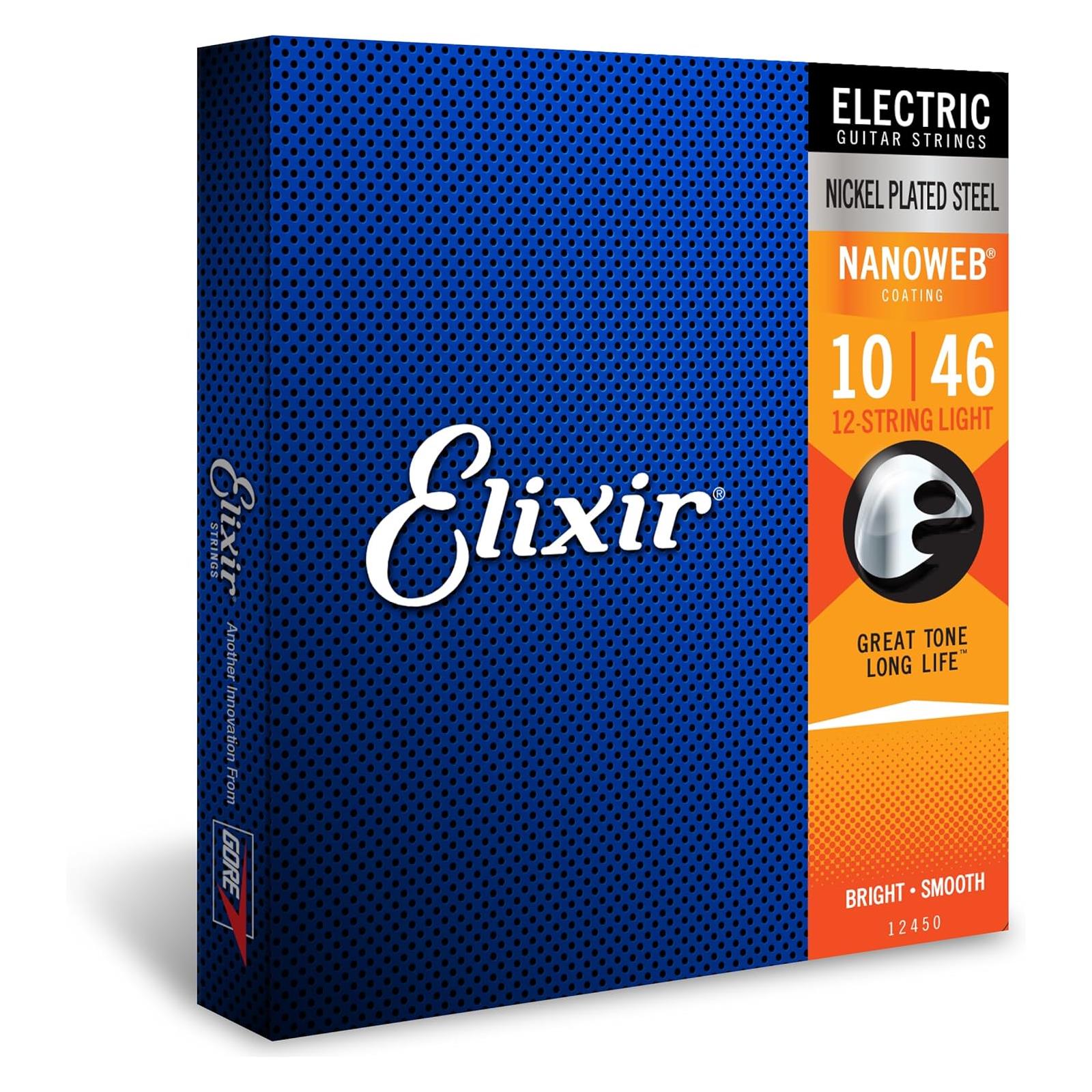 Elixir 10-46 12-String Electric Nanoweb
