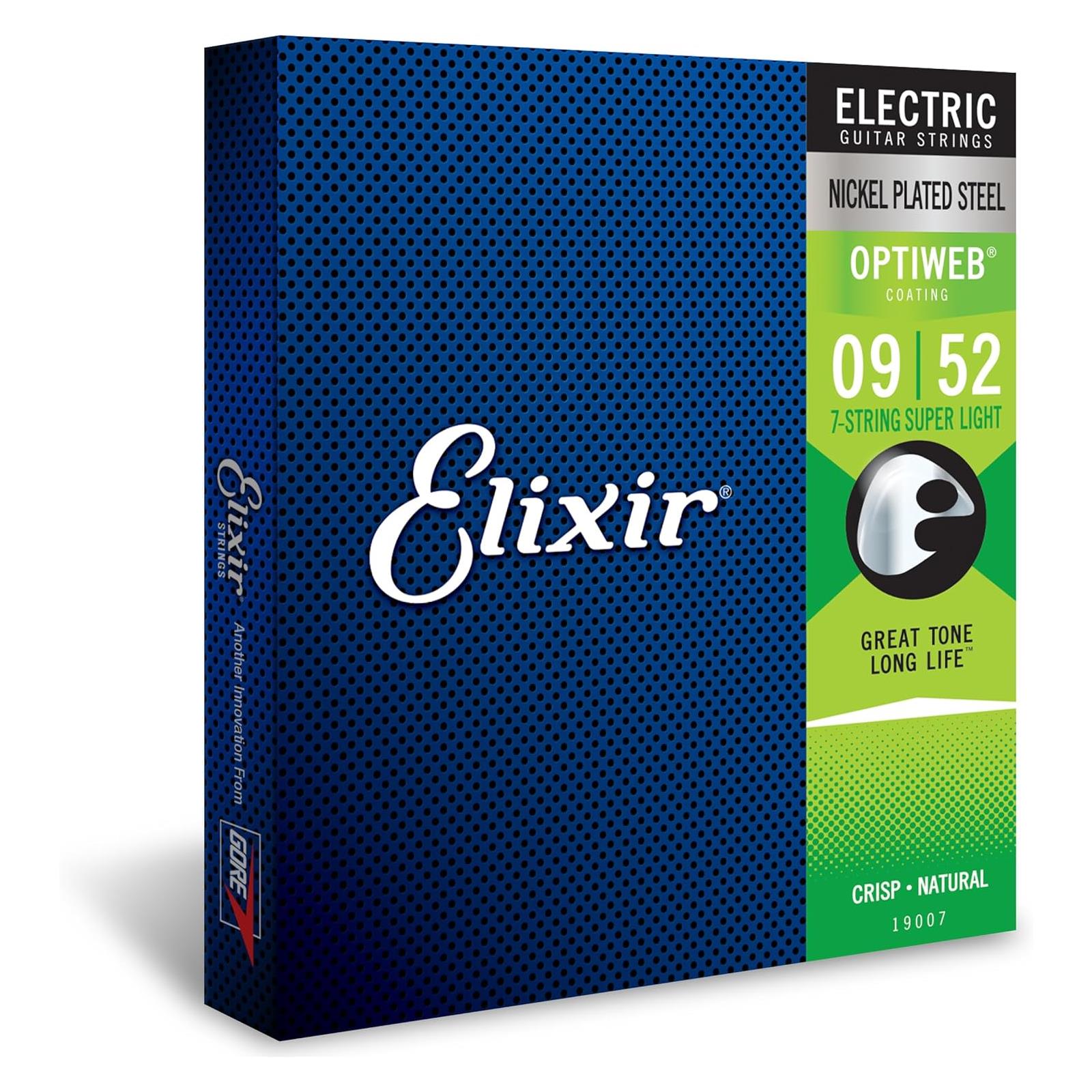 Elixir Electric Nickel Plated Steel with OPTIWEB Coating