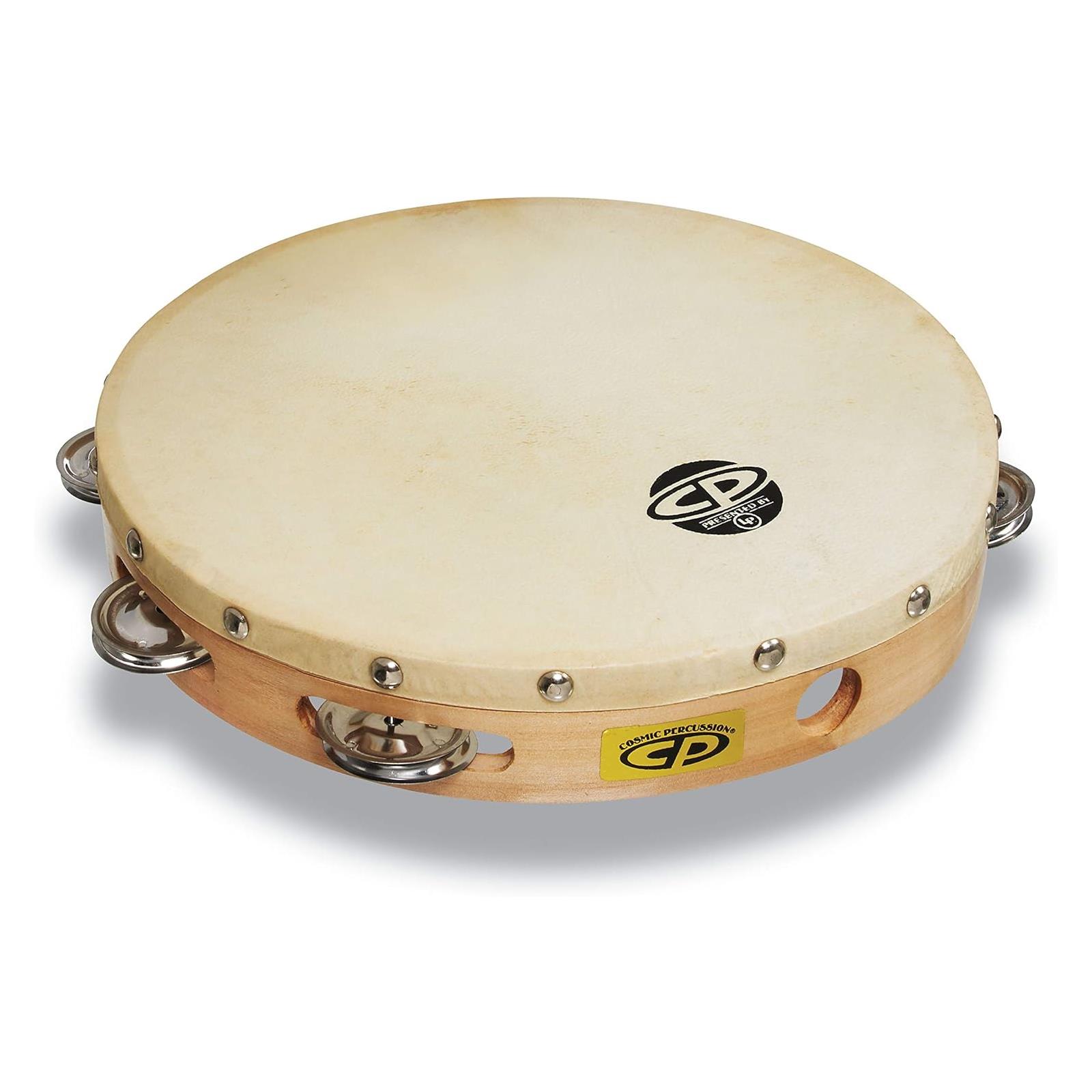 Cp 10" Wood Tambourine -single row