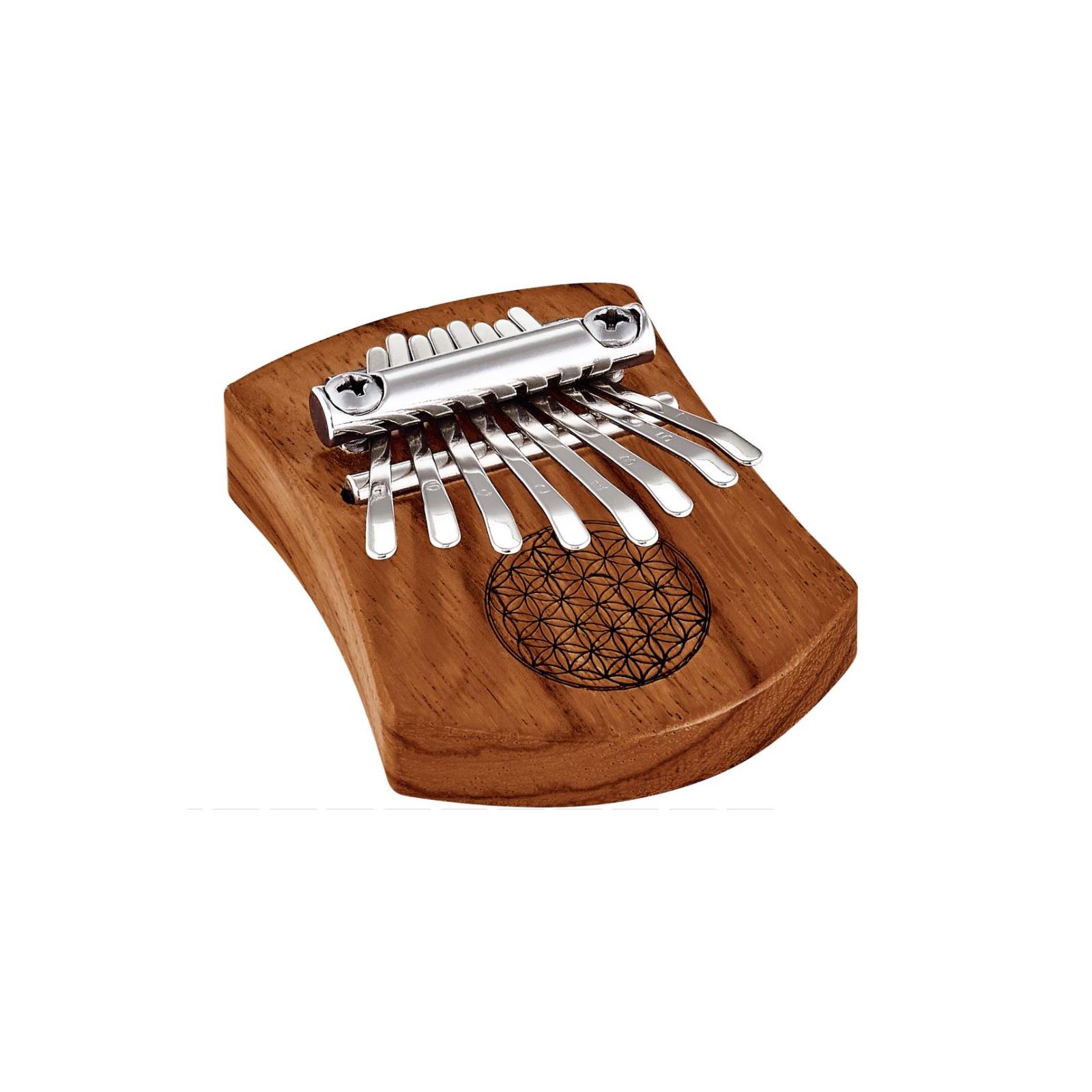 Meinl Sonic Energy Mini Kalimba C Major 8-Note, Flower Of Life Symbol