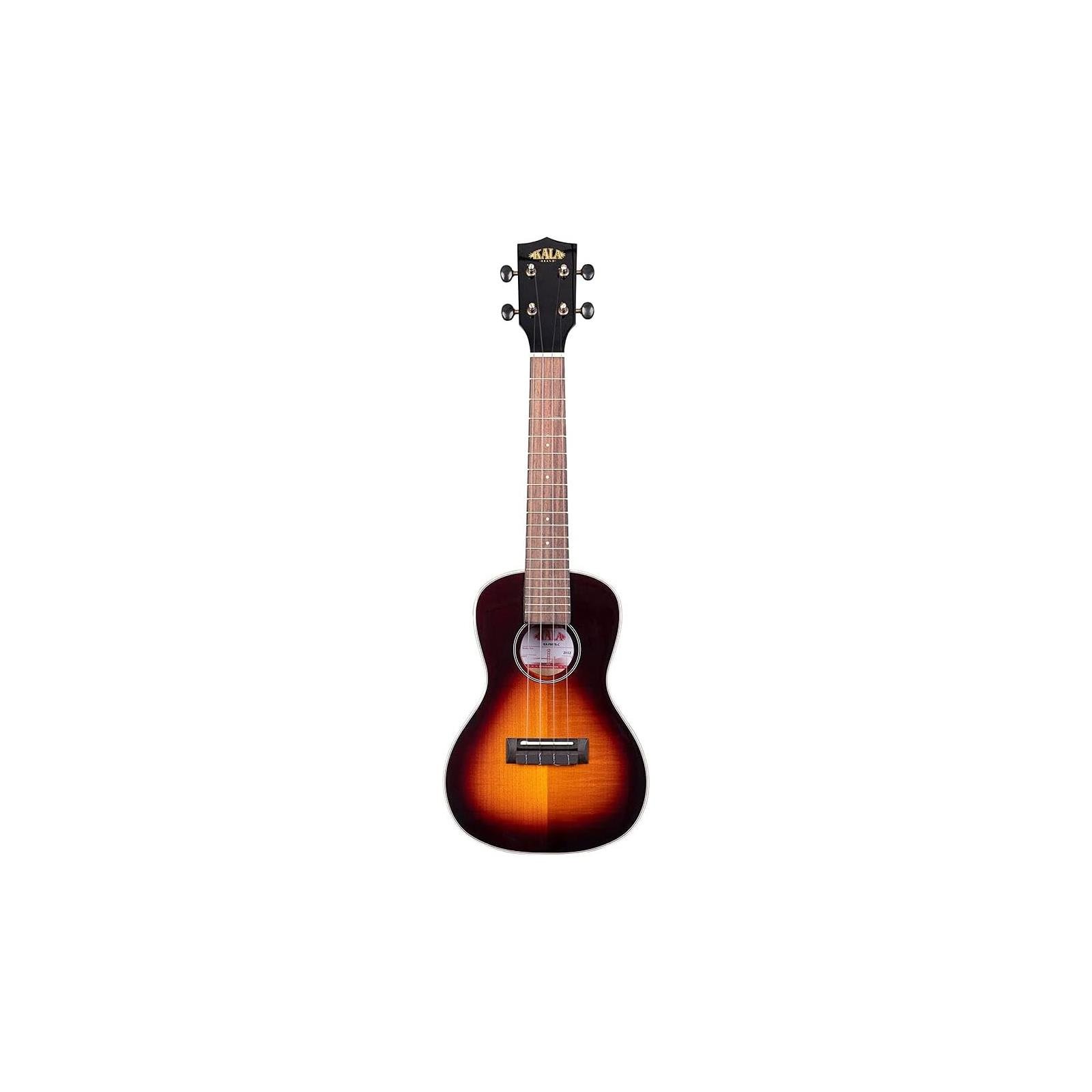 Kala Ukulele Concert Flame Maple Tobacco Burst