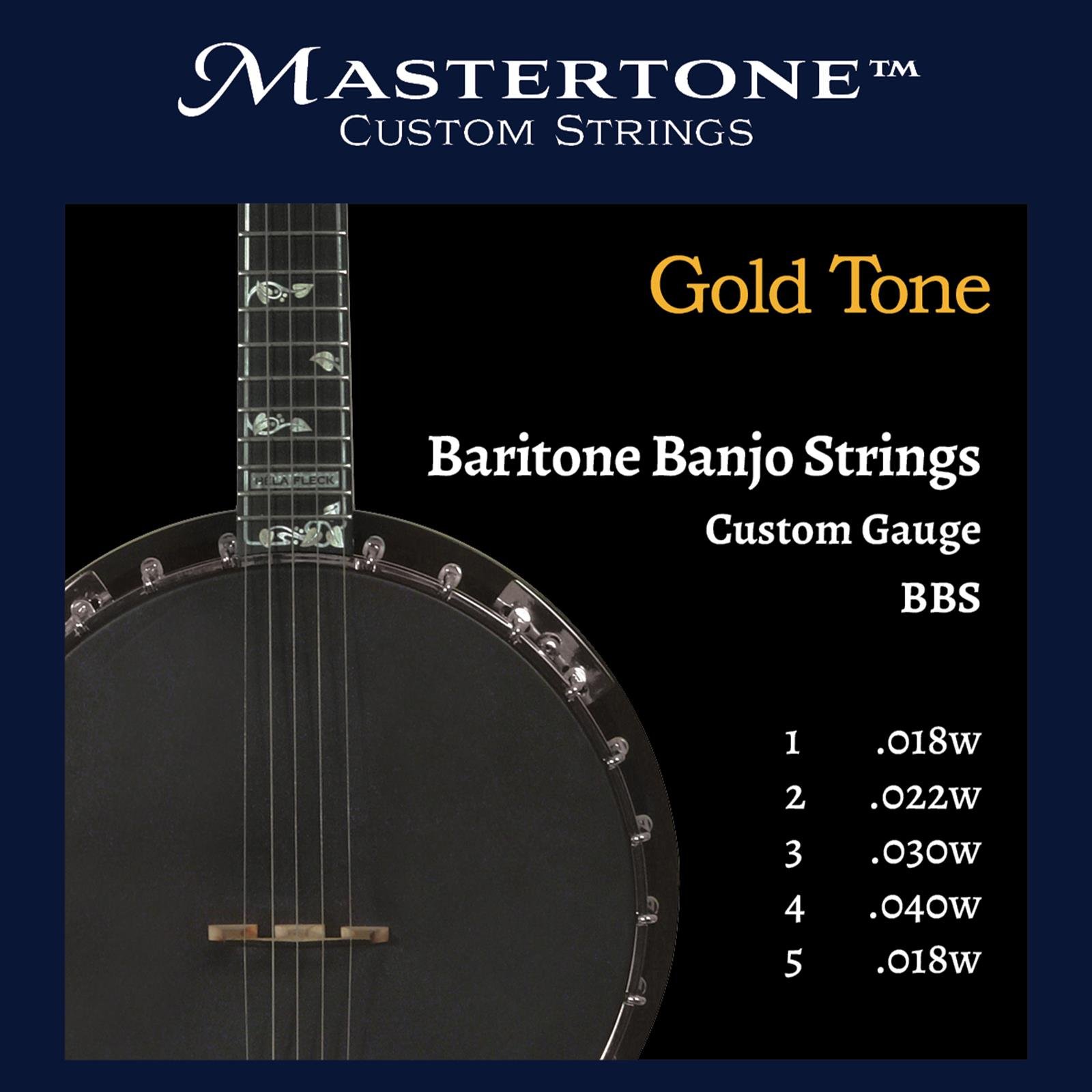 Gold Tone Custom Gauge Baritone Banjo Strings