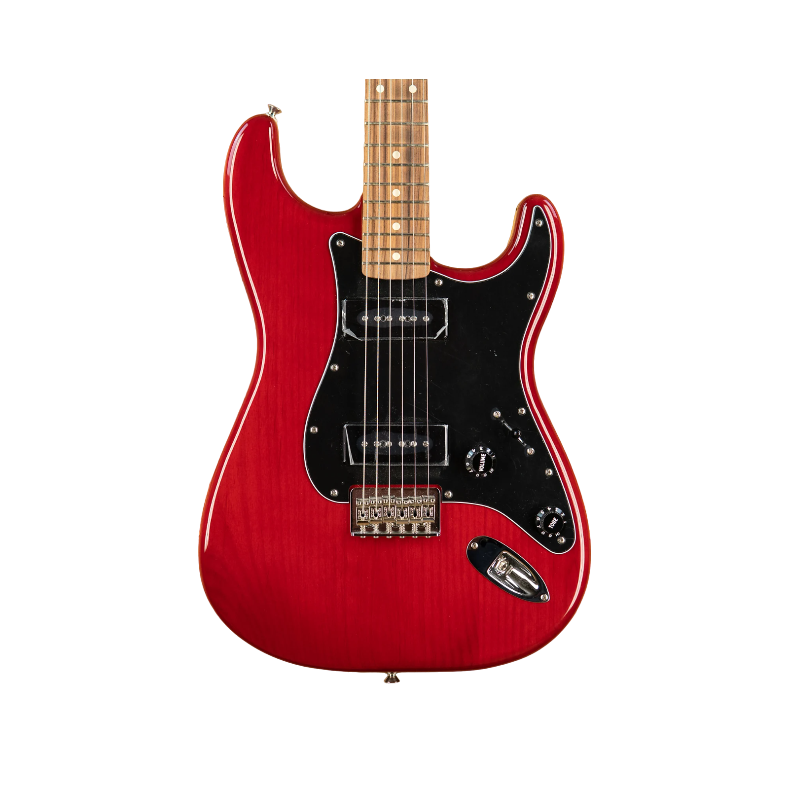 Fender Noventa Stratocaster Pau Ferro Crimson Red Transparent