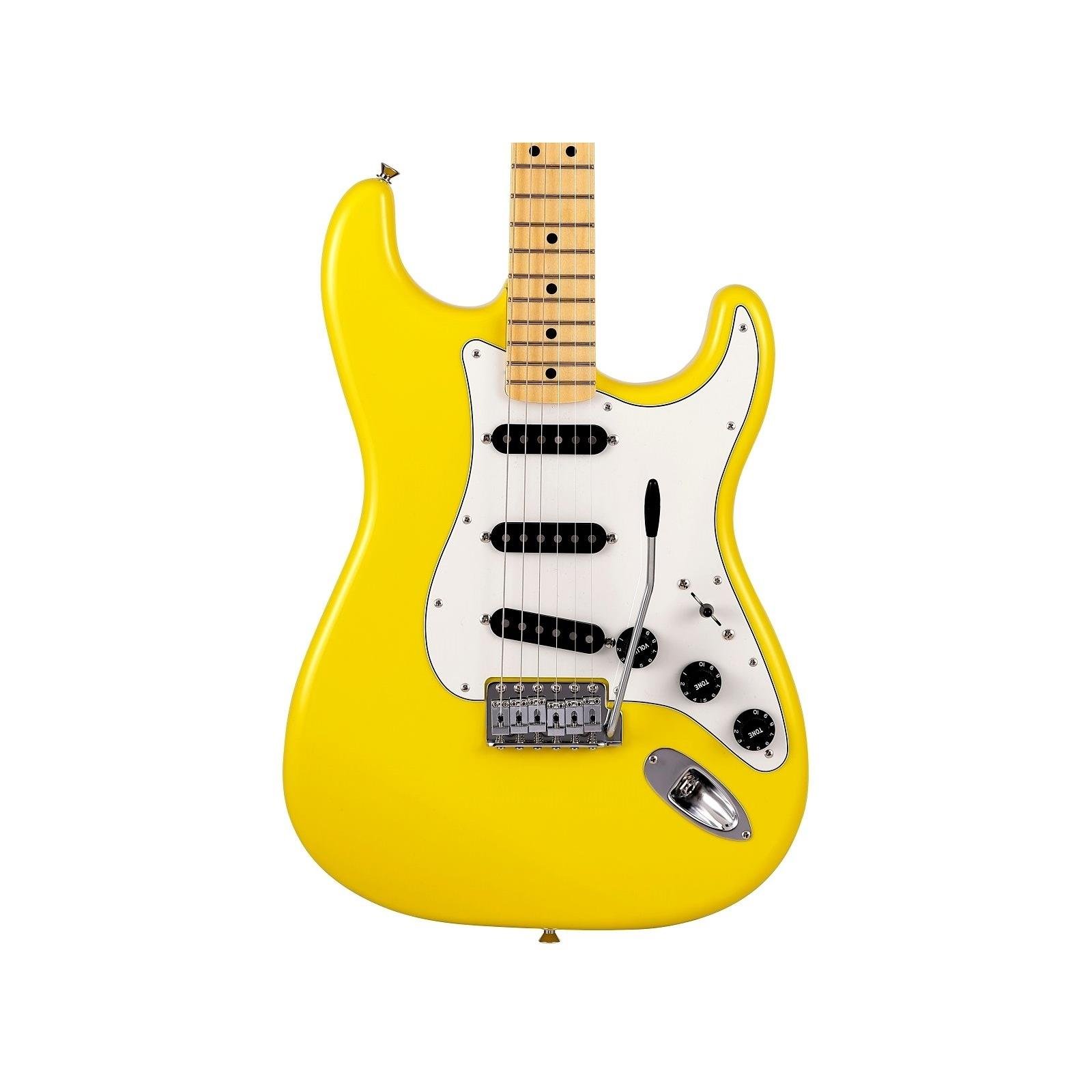 Fender Limited MIJ International Color Statocastrer Monaco Yellow