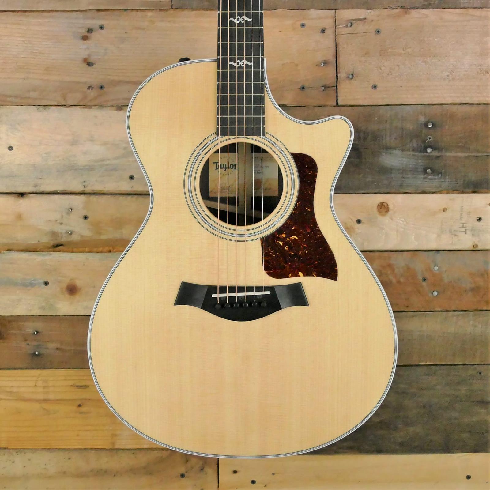 Taylor 412ce-R V-Class Grand Concert Acoustic-Electric Guitar Natural