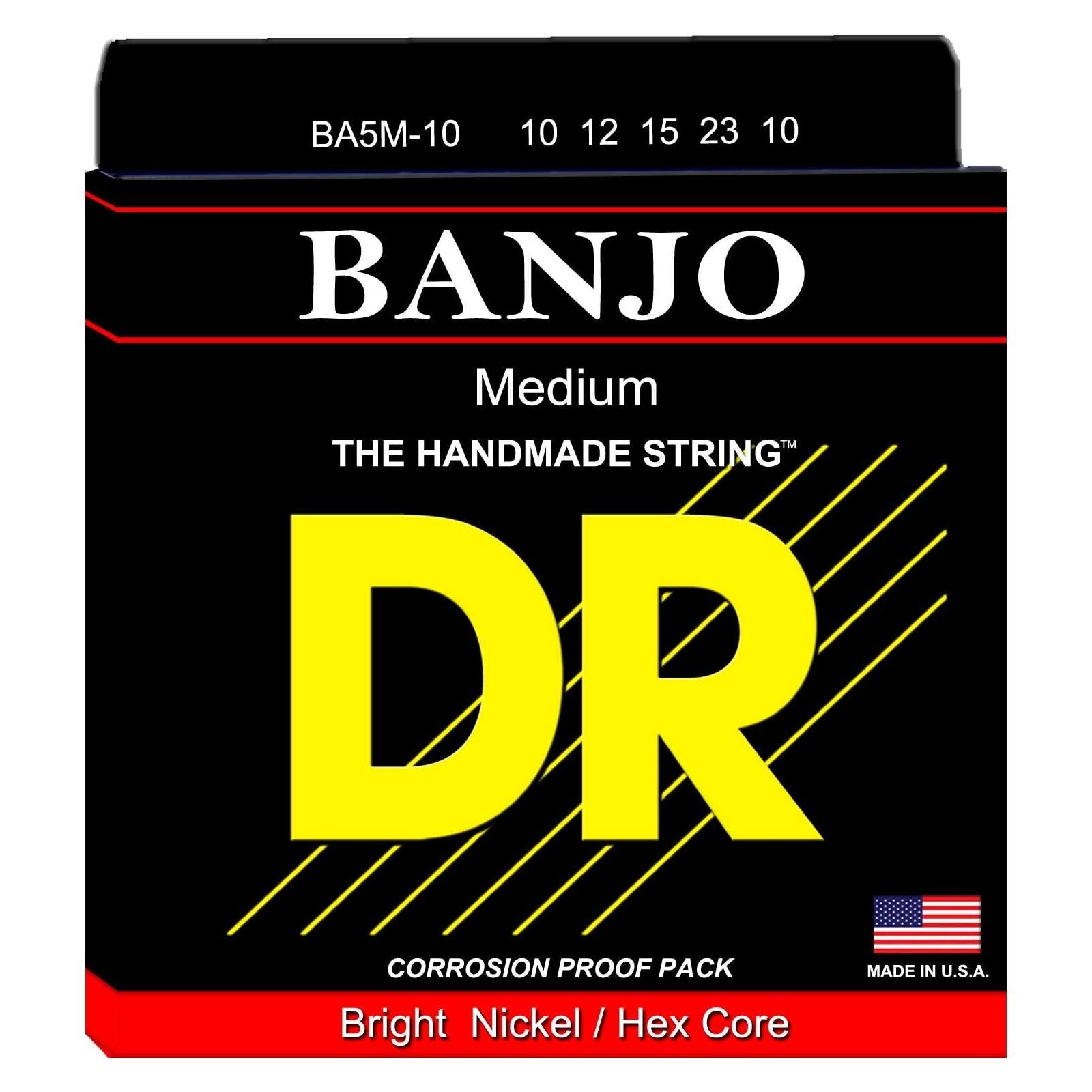 DR BANJO 5 String 10, 12, 15, 23, 10