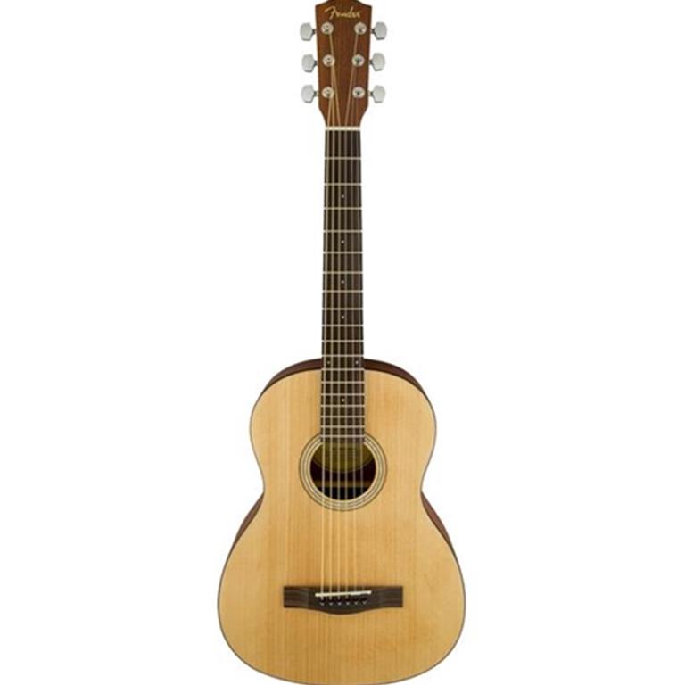 Fender FA-15 3/4 Scale Steel String Acoustic Guitar, Natural, with Gig Bag