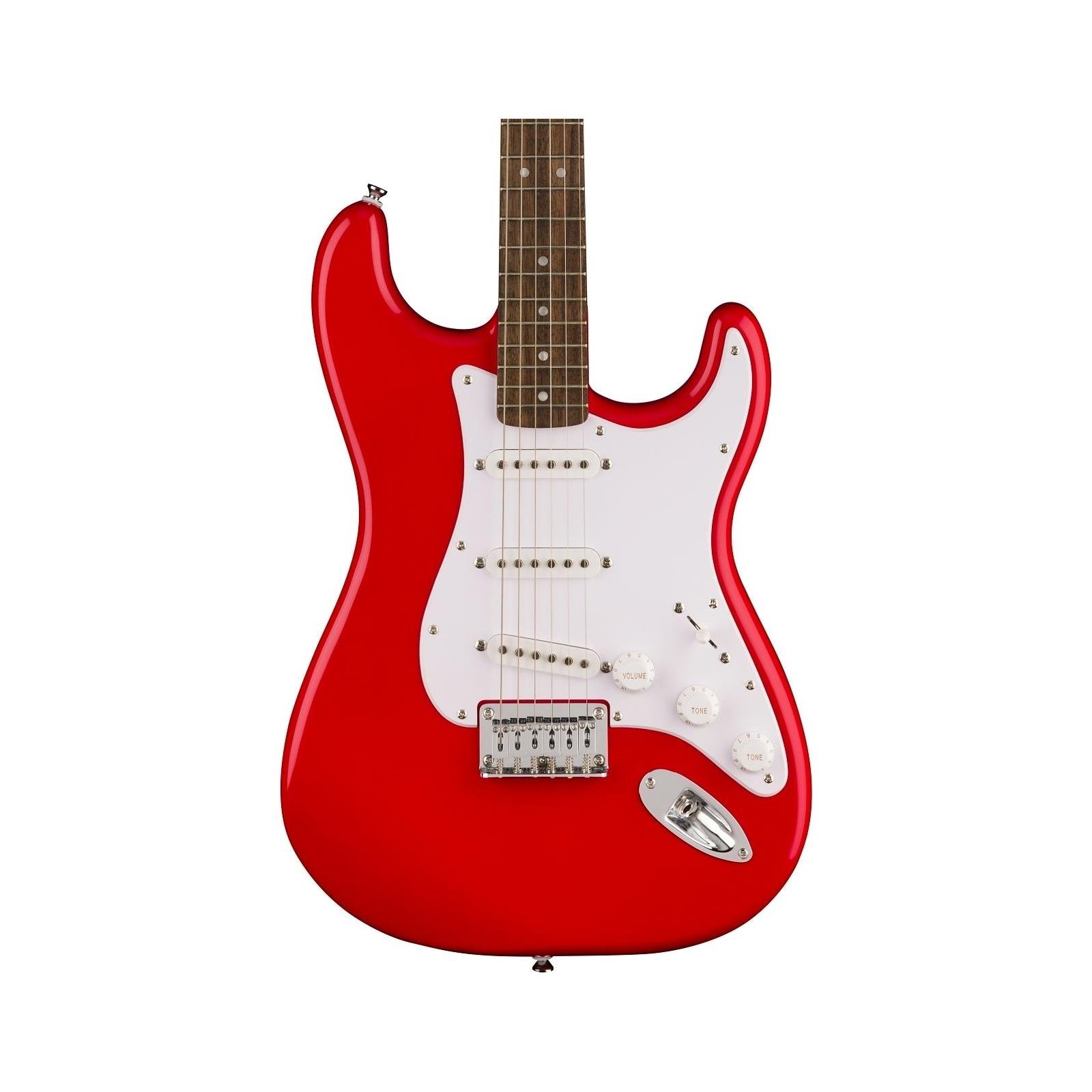 Squier Sonic Stratocaster HT, Laurel Fingerboard, White Pickguard, Torino Red