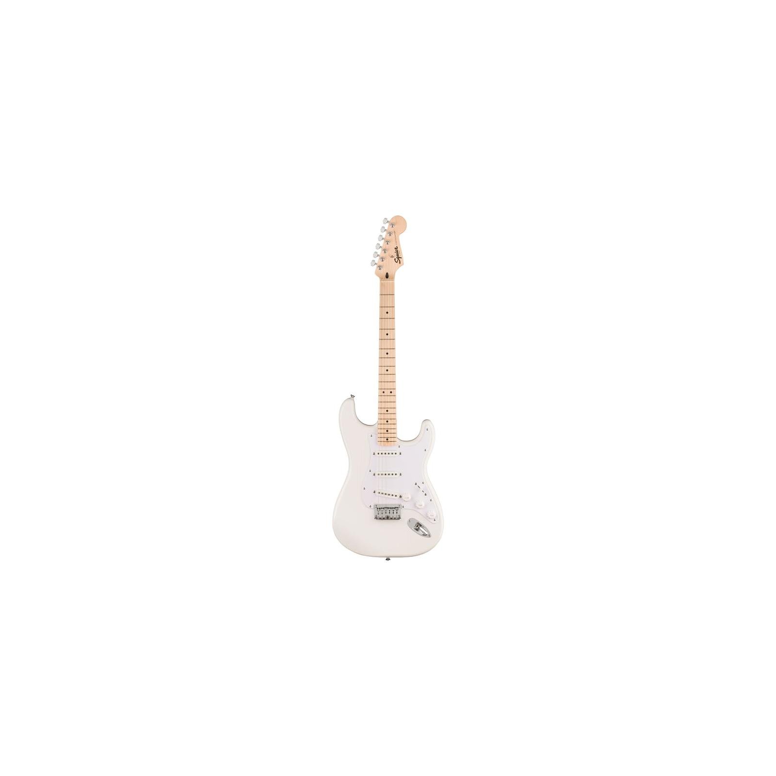 Squier Sonic Stratocaster HT, Maple Fingerboard, White Pickguard, Arctic White