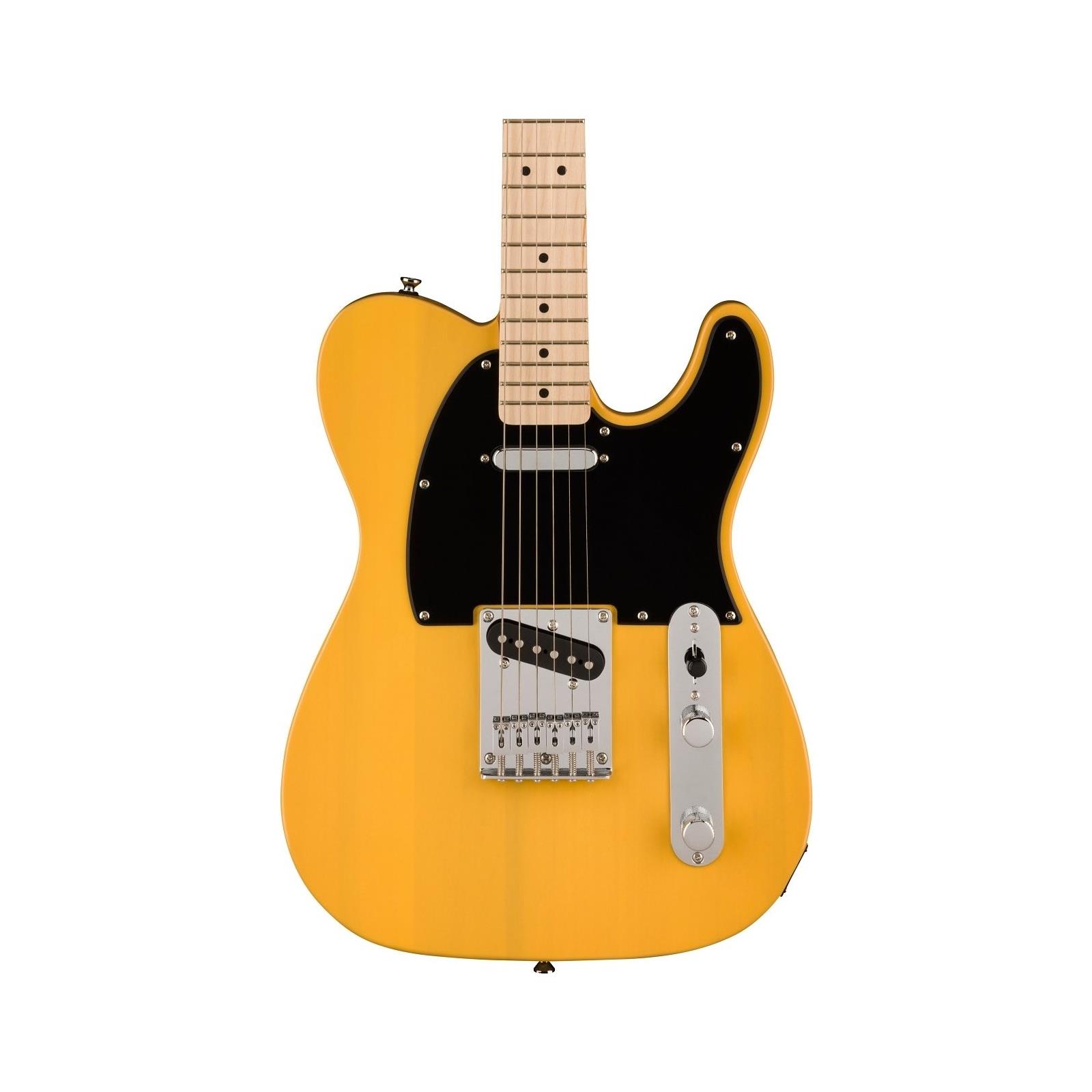 Squier Sonic Telecaster, Maple Fingerboard, Black Pickguard, Butterscotch Blonde