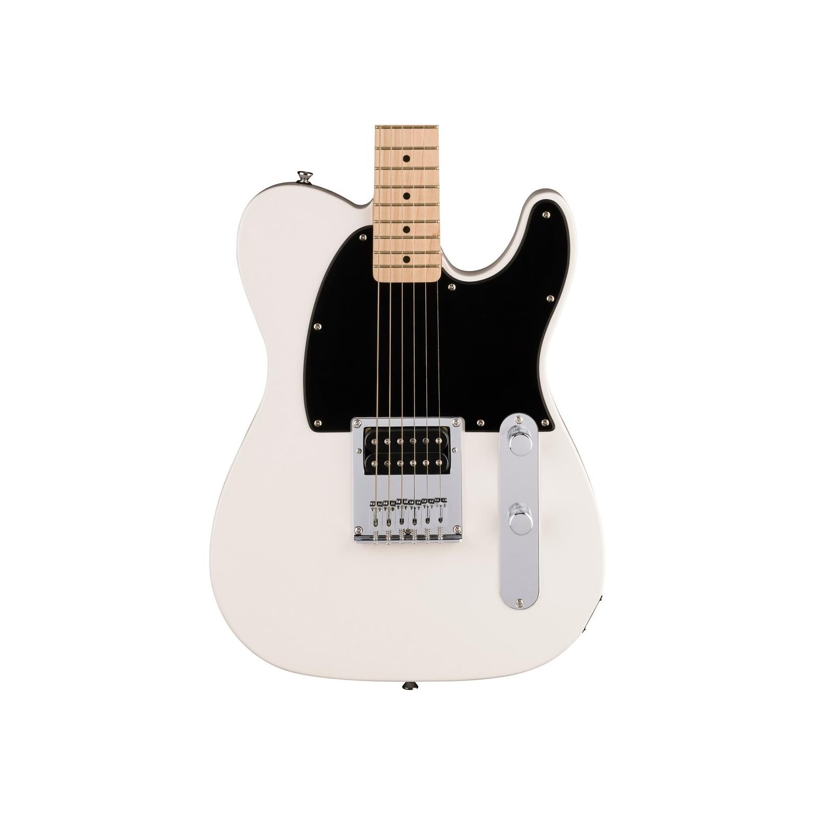 Squier Sonic™ Esquire® H, Maple Fingerboard, Black Pickguard, Arctic White