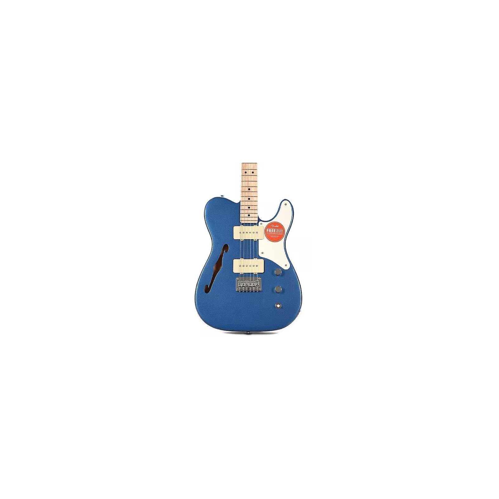 Squier Paranormal Cabronita Telecaster® Thinline, Maple Fingerboard, Parchment Pickguard, Lake Placid Blue