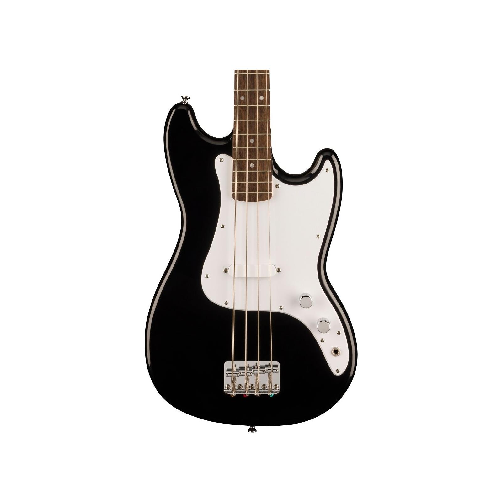 Squier Sonic™ Bronco™ Bass, Laurel Fingerboard, White Pickguard, Black