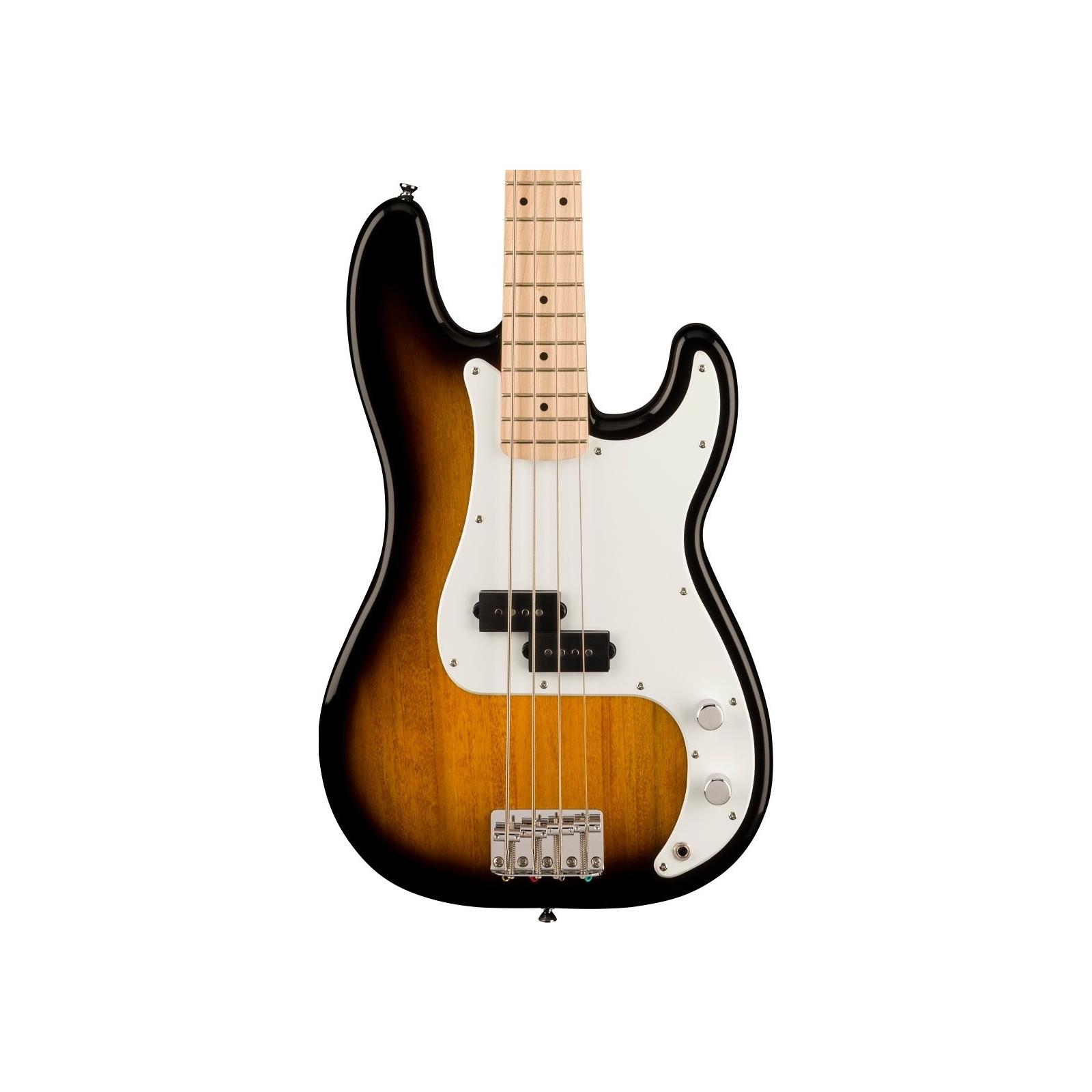 Squier Sonic™ Precision Bass®, Maple Fingerboard, White Pickguard, 2-Color Sunburst