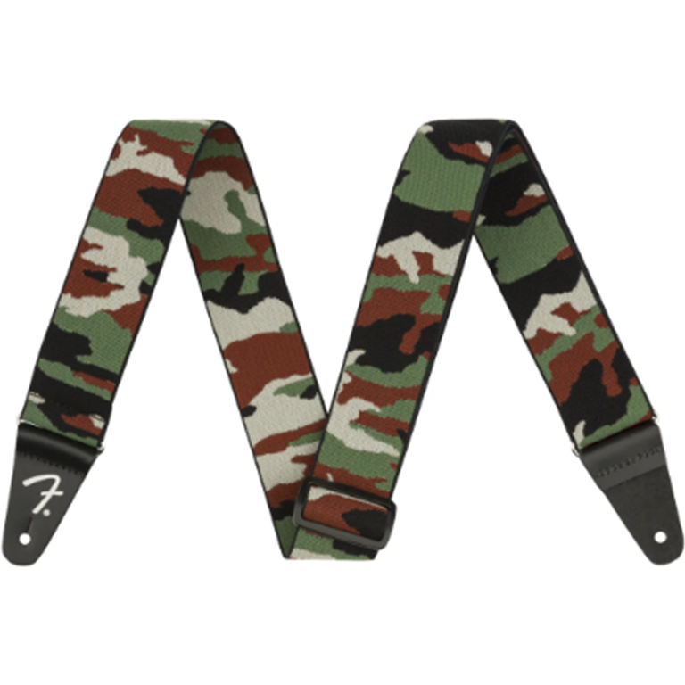 Fender WeighLess™ Camo Strap, Woodland, 2"