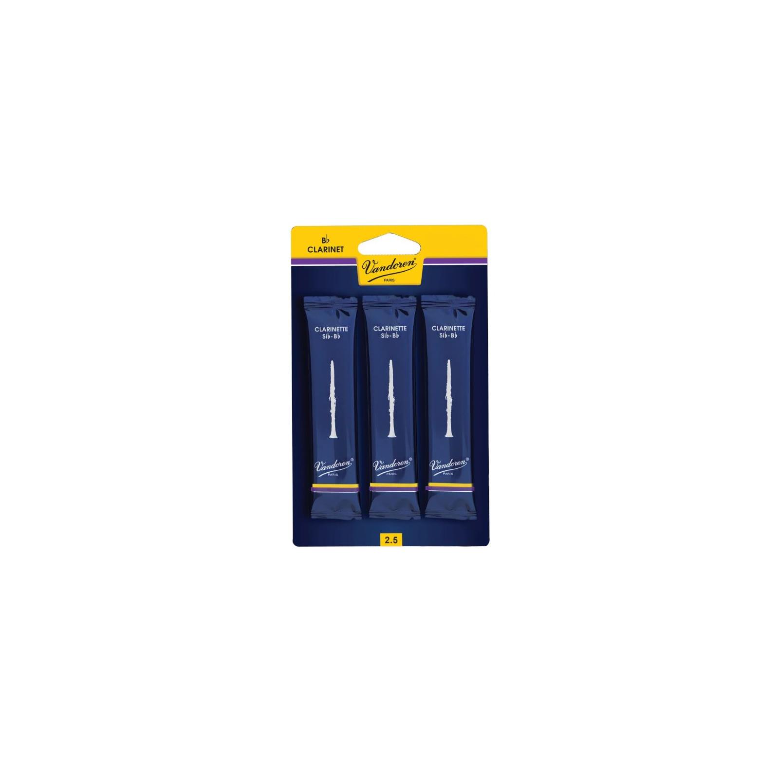 Clarinet 2.5 Vandoren Traditional Pack 3