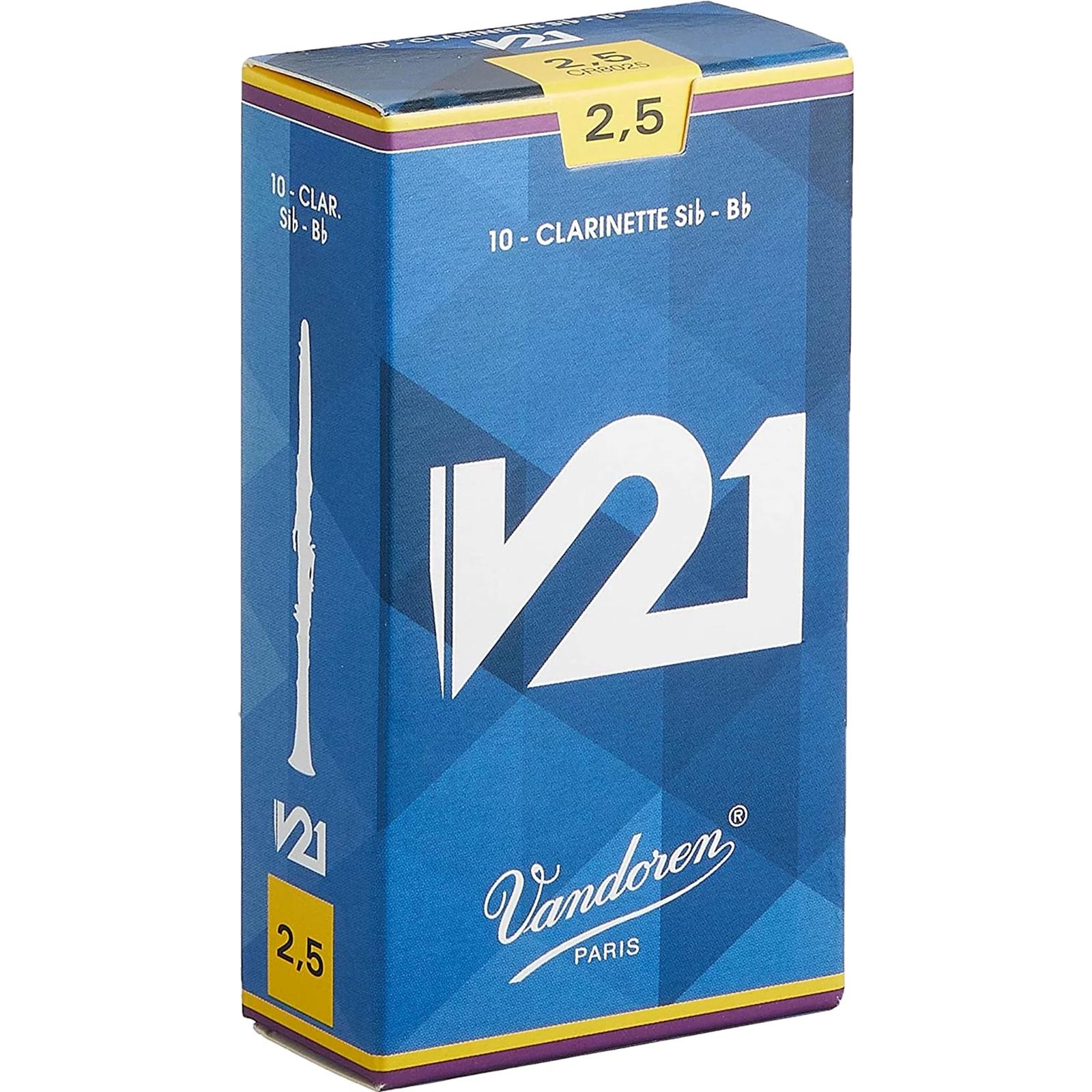 Vandoren Clarinet  2.5 V21 Box 10