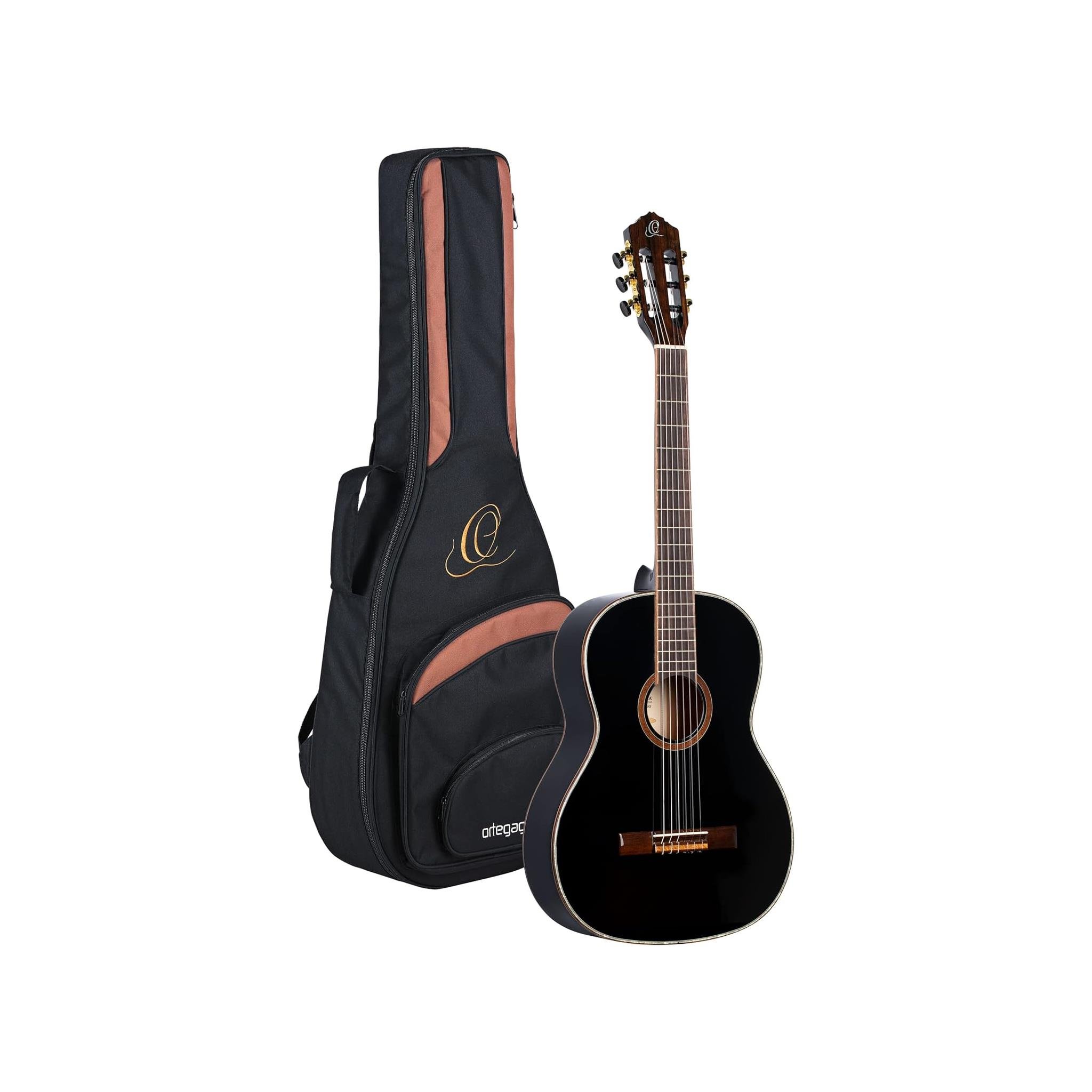 Ortega Family Series Full Size Slim Neck Nylon String Classical Guitar w/ Bag