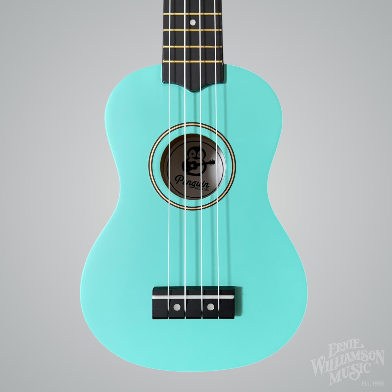 Amahi Soprano Penguin Ukulele, Seafoam Blue PGUKLB, w/ Bag