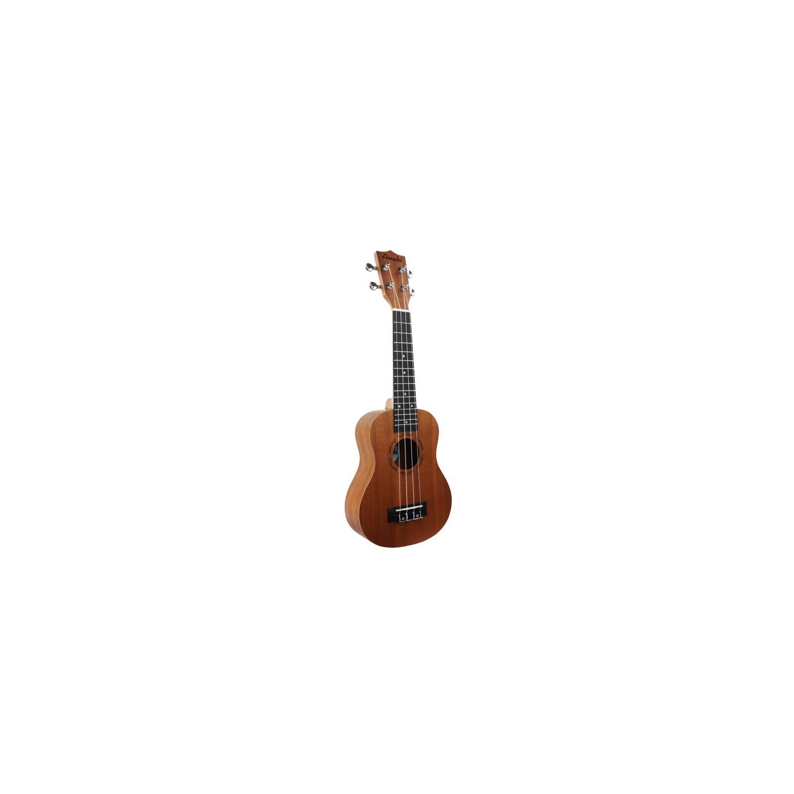 Amahi Concert Traditional Shape, Select Mahogany Top, Back & Sides UK120CW, w/ Bag