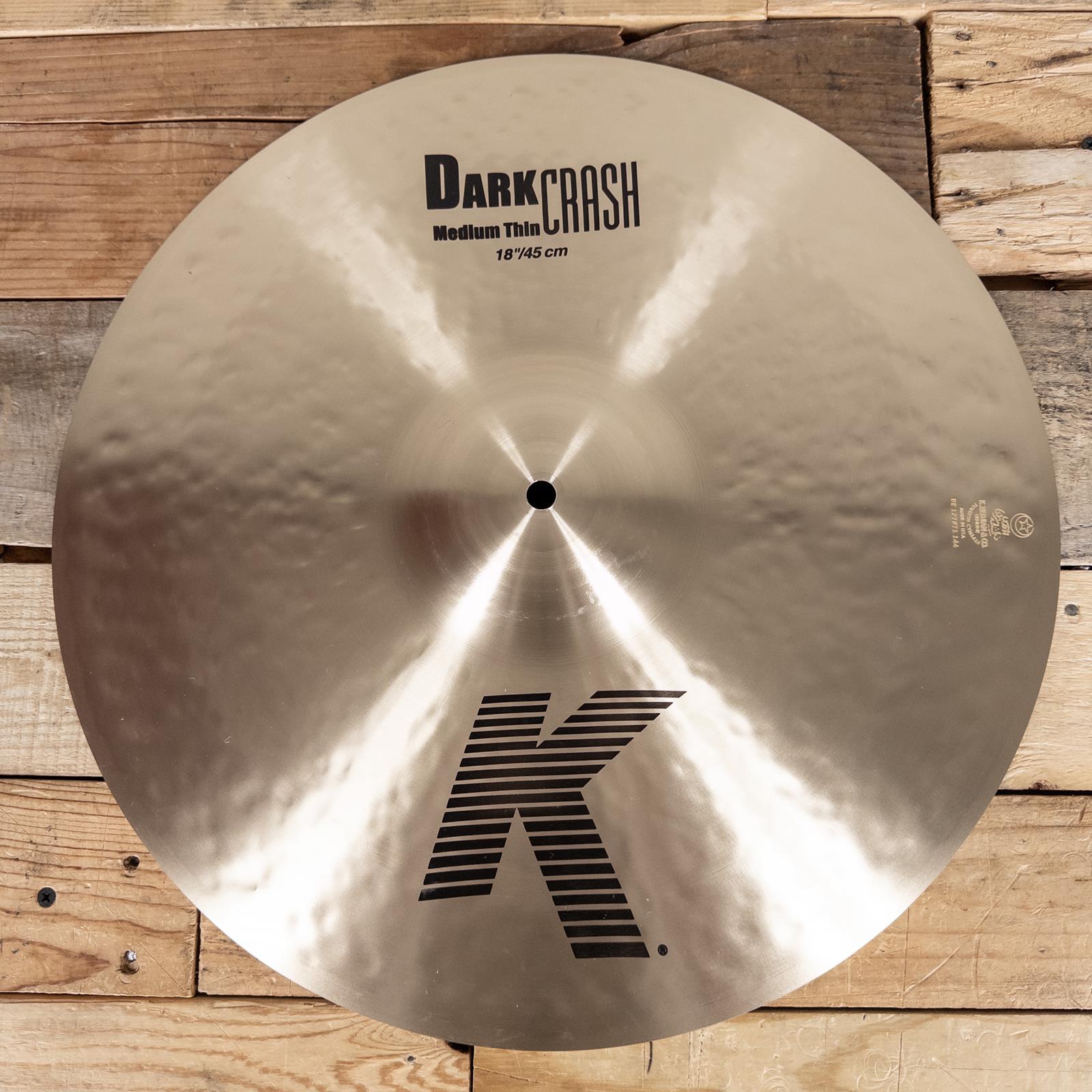 18" K Zildjian Dark Crash Medium Thin