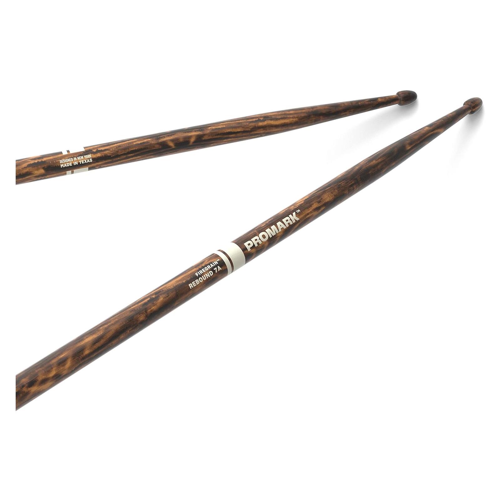 Pro Mark ProMark Rebound 7A FireGrain Hickory Drumstick, Acorn Wood Tip