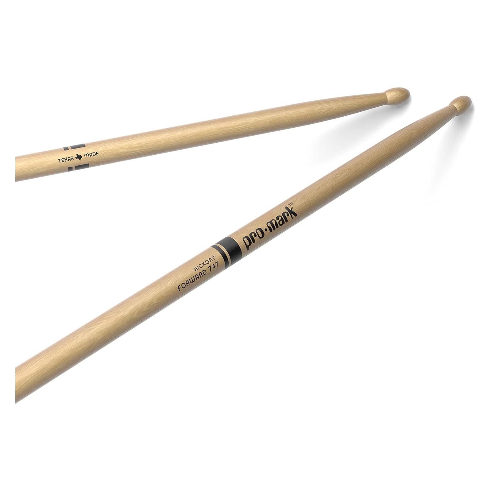 Pro Mark Classic Forward 747 Hickory Drumstick, Oval Wood Tip