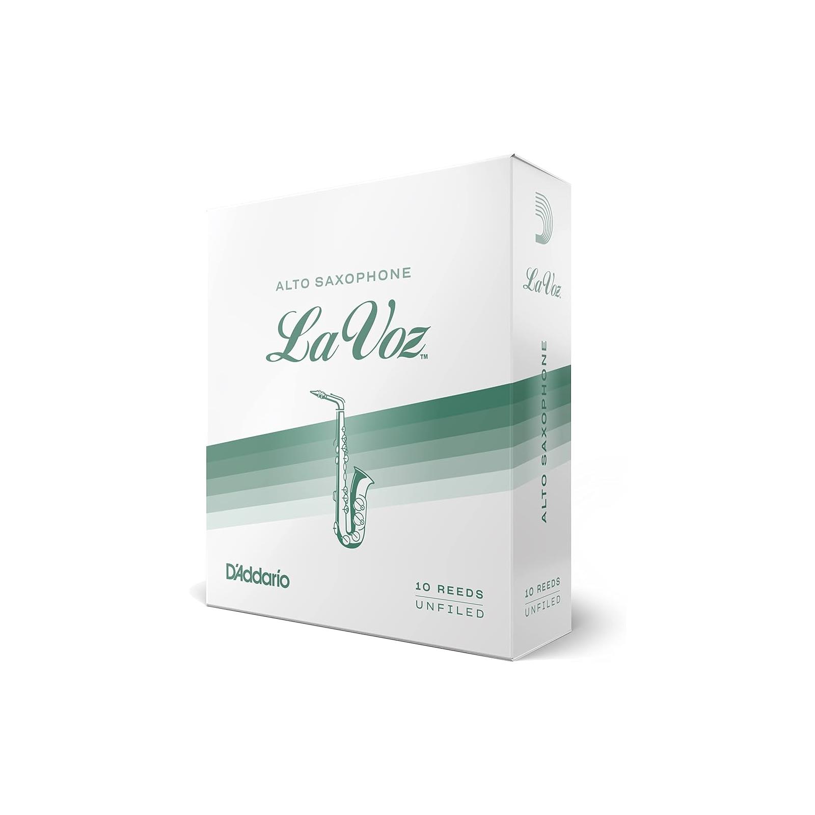 La Voz Alto Saxophone Reeds, Soft, 10 Pack