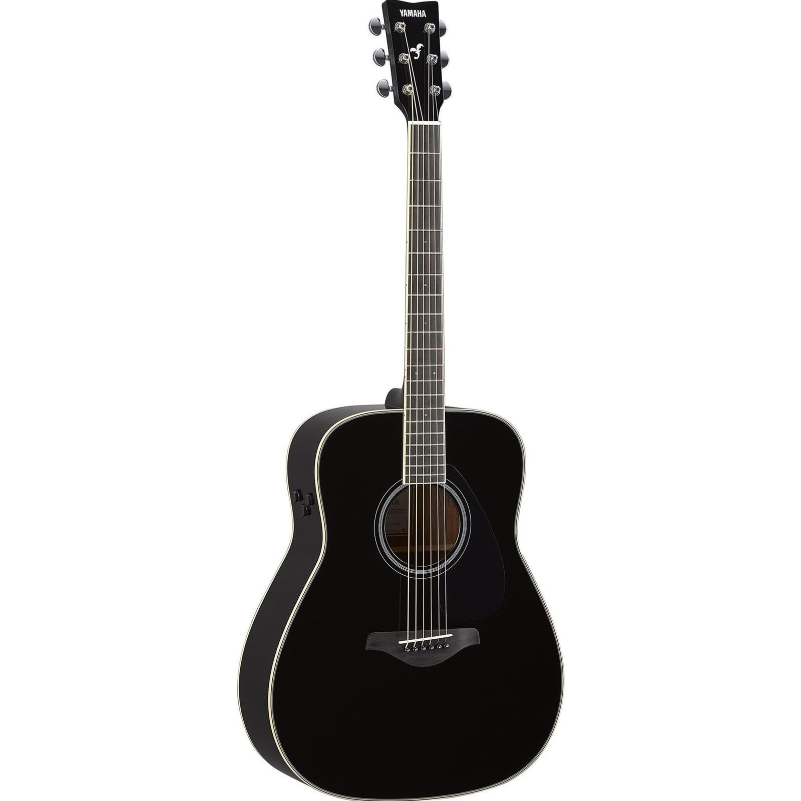 Yamaha TransAcoustic - Folk Guitar, Solid Sitka Spruce Top, Mahogany Back & Sides, Die Cast Chrome Tuners, Black