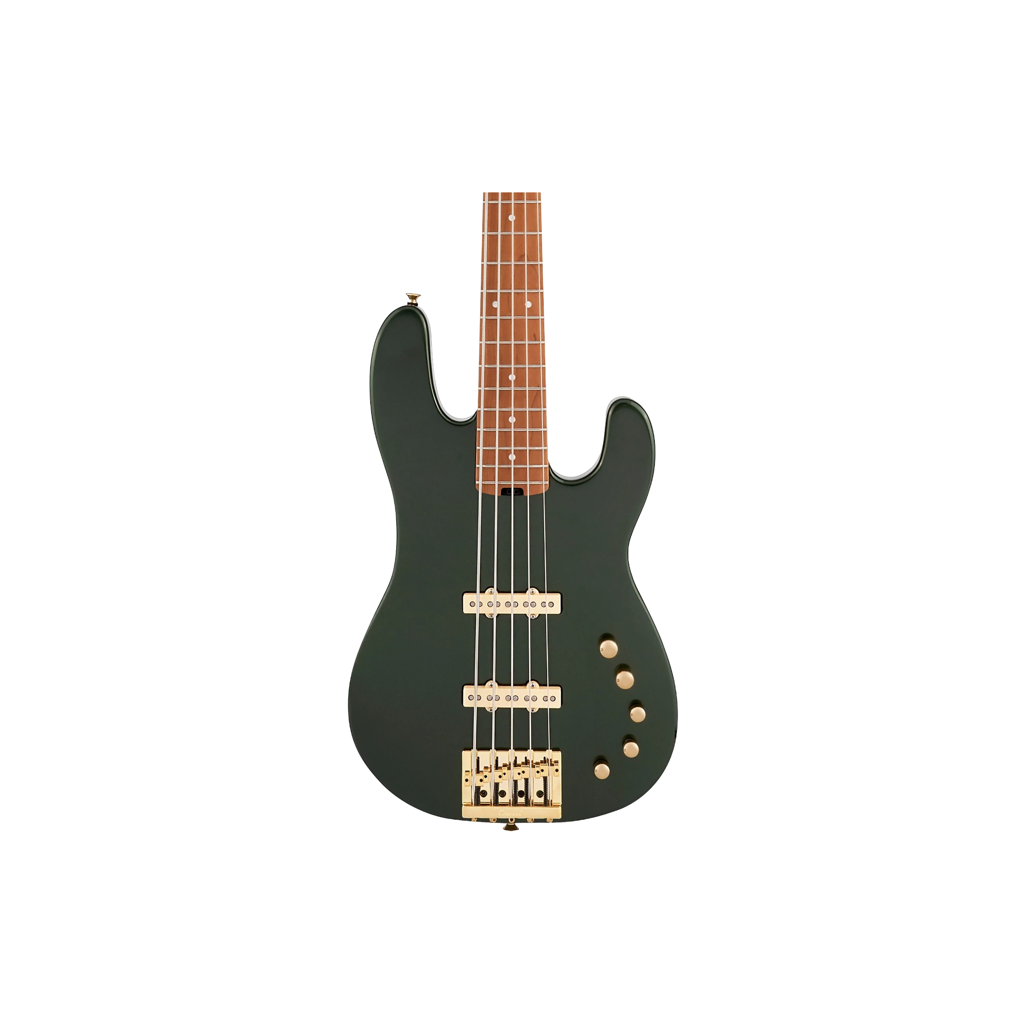 Charvel Pro-Mod San Dimas® Bass JJ V, Caramelized Maple Fingerboard, Lambo Green Metallic