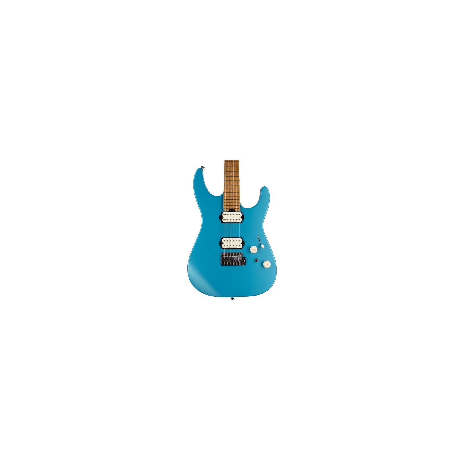 Charvel Pro-Mod DK24 HH 2PT CM, Caramelized Maple Fingerboard, Matte Blue Frost