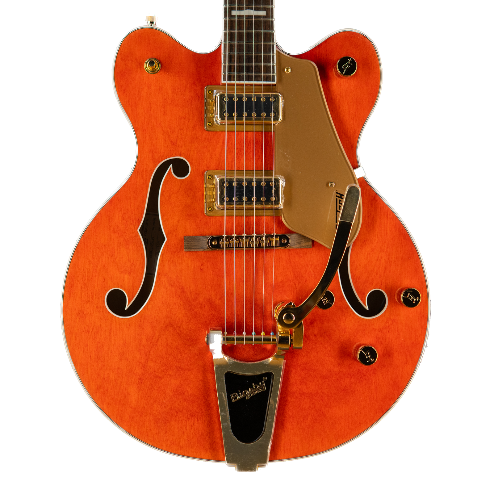 GRETSCH G5422TG Electromatic® Classic Hollow Body Double-Cut with Bigsby® and Gold Hardware, Laurel Fingerboard, Orange Stain