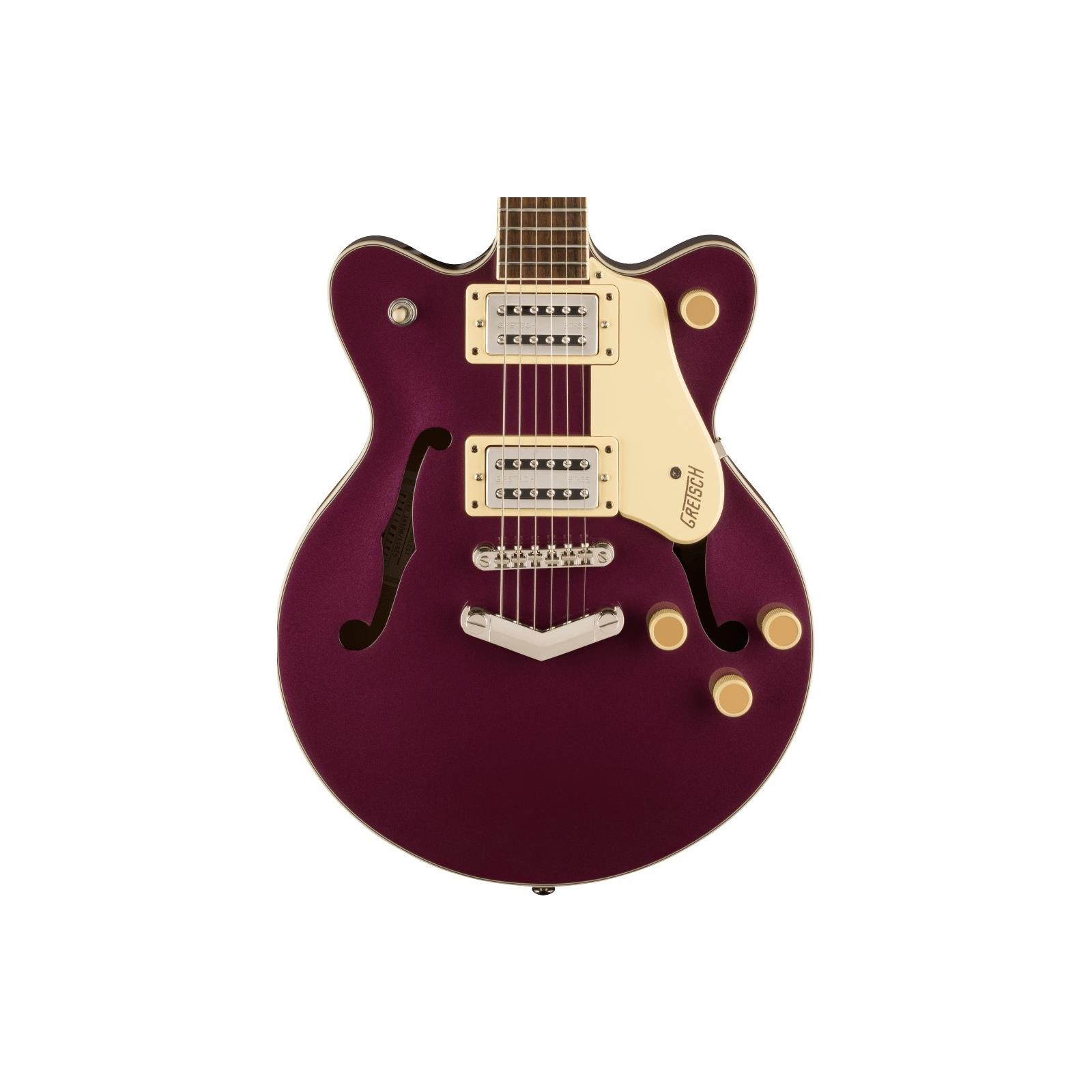 GRETSCH G2655 Streamliner™ Center Block Jr. Double-Cut with V-Stoptail, Laurel Fingerboard, Burnt Orchid