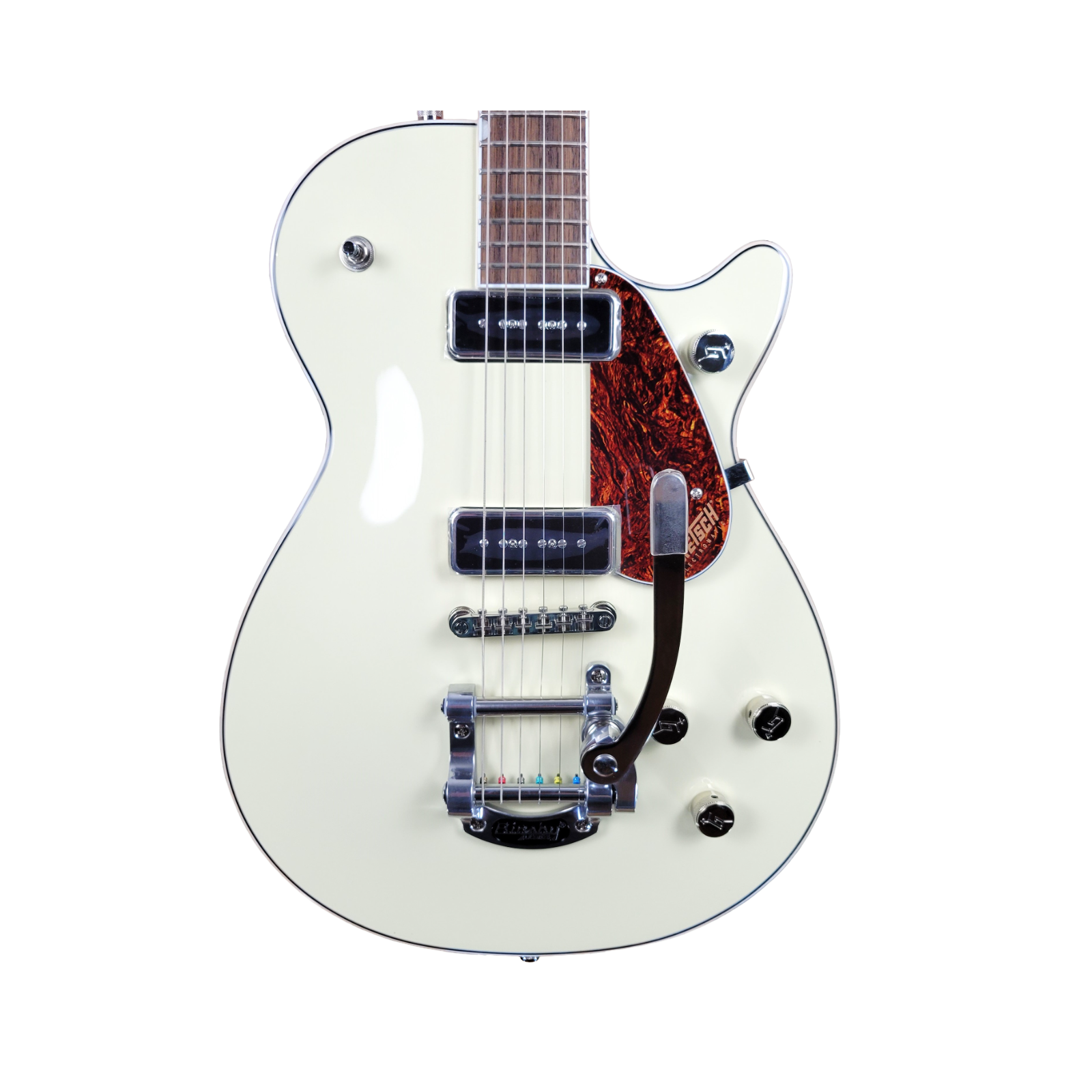 GRETSCH G5210T-P90 Electromatic® Jet™ Two 90 Single-Cut with Bigsby®, Laurel Fingerboard, Vintage White
