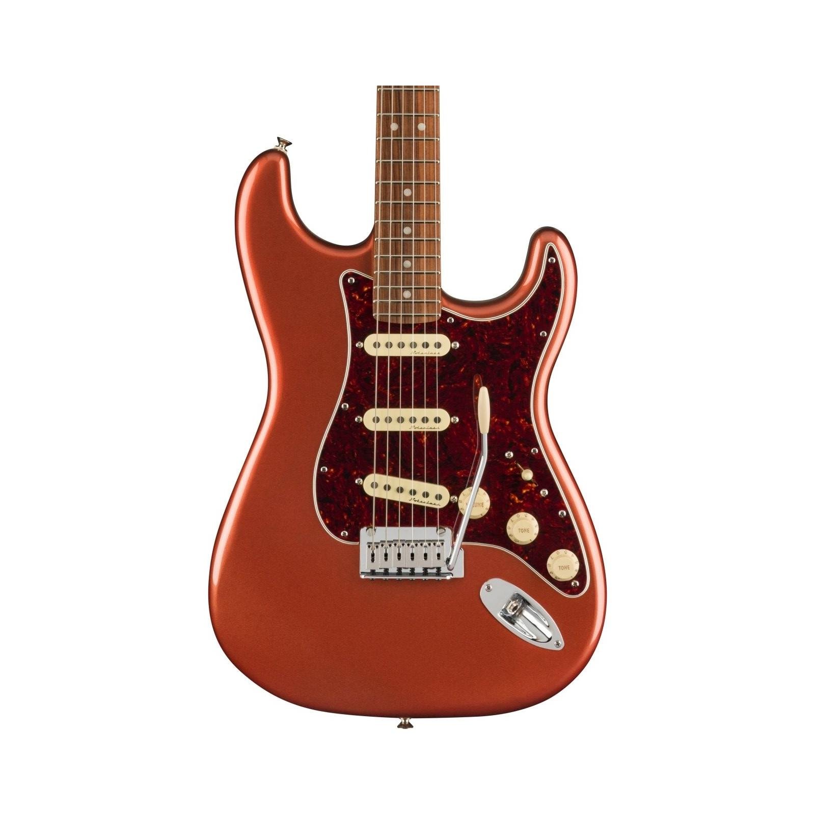 Fender Player Plus Stratocaster, Pau Ferro Fingerboard, Aged Candy Apple Red