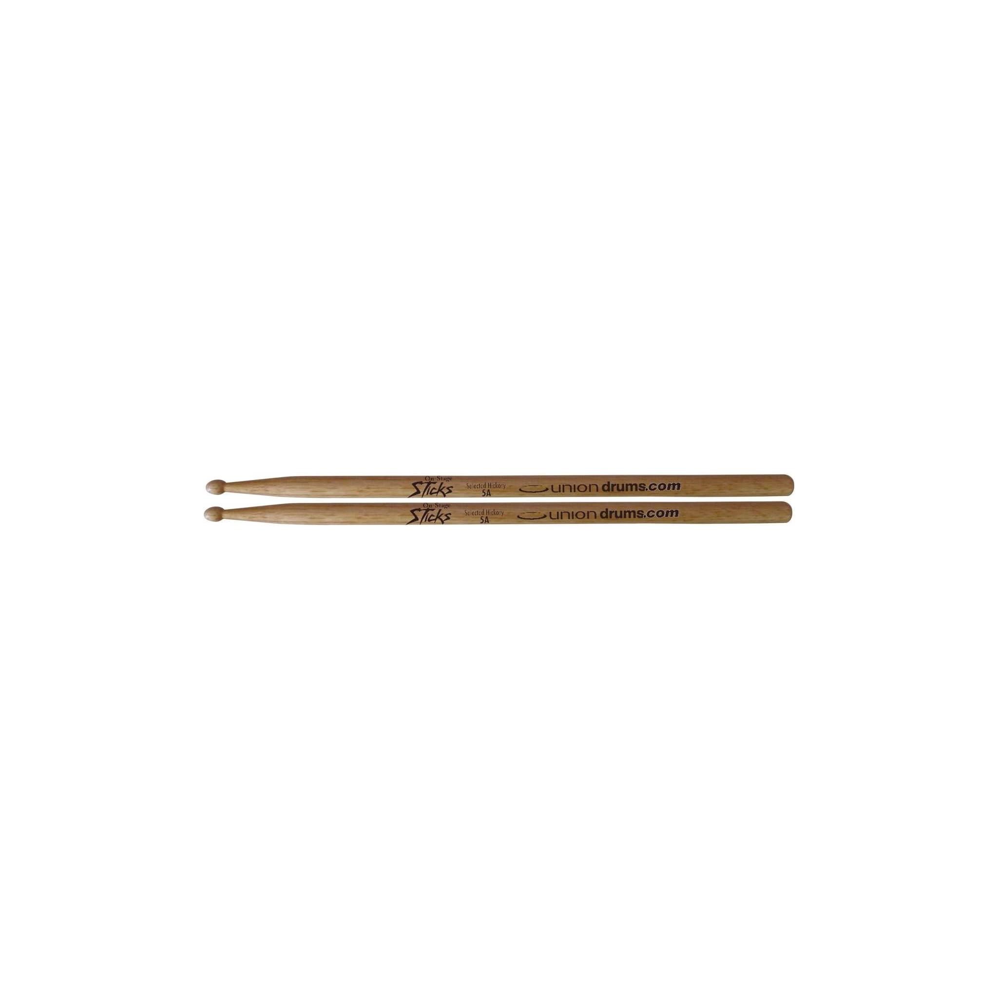 OnStage 5A Wood Tip Drumsticks