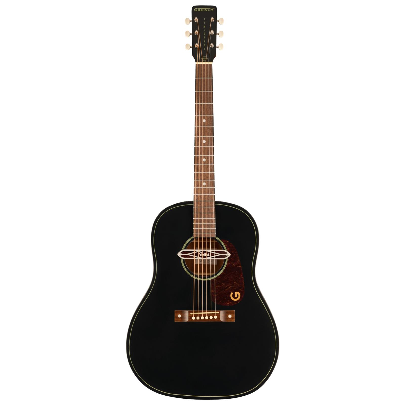 GRETSCH Deltoluxe Dreadnought, Walnut Fingerboard, Tortoiseshell Pickguard, Black Top