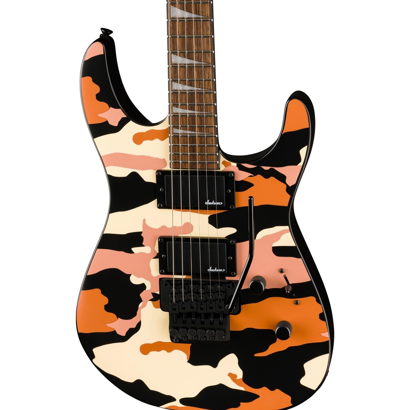 Jackson X Series Soloist™ SLX DX Camo, Laurel Fingerboard, Butterscotch Camo