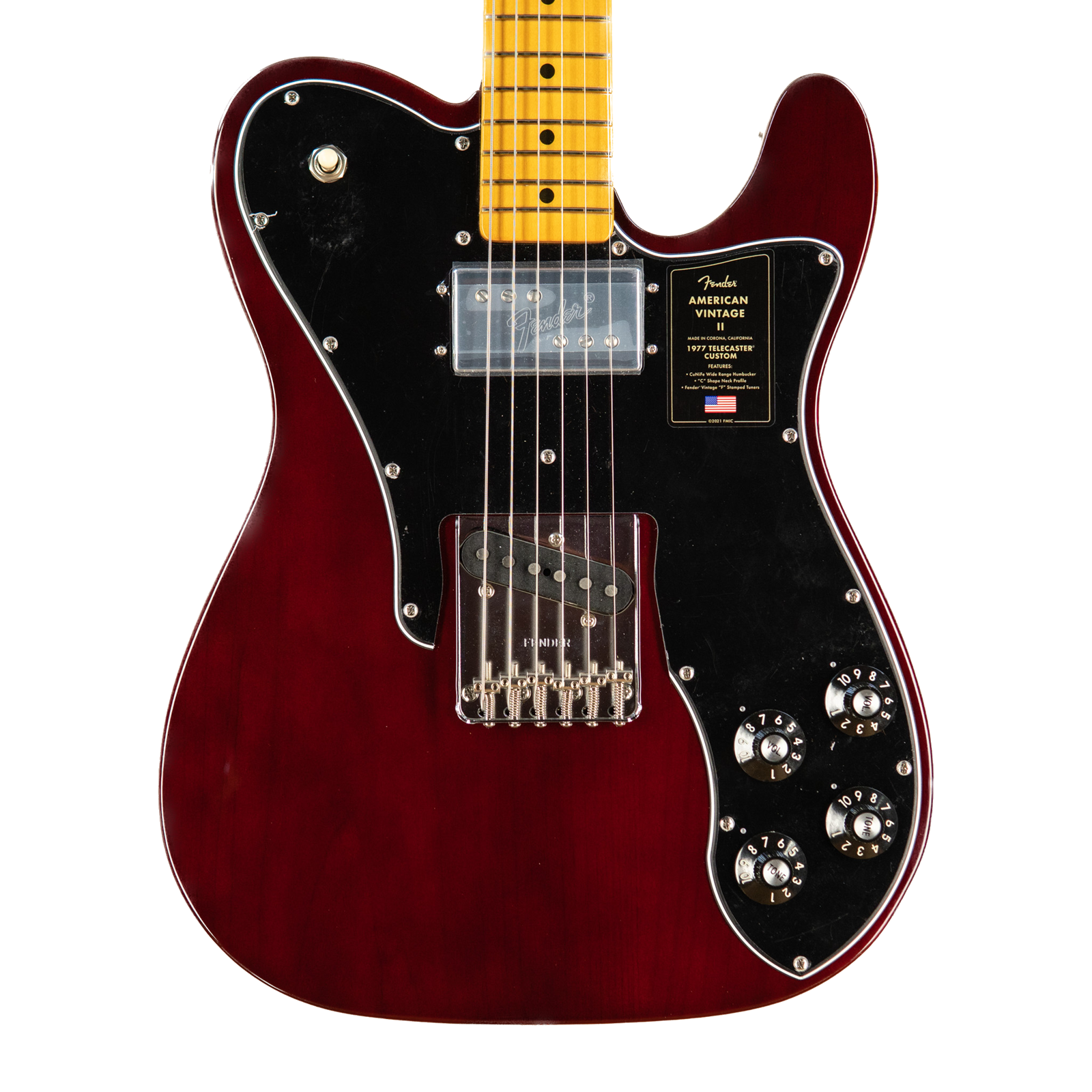 Fender American Vintage II 1977 Telecaster Custom Wine