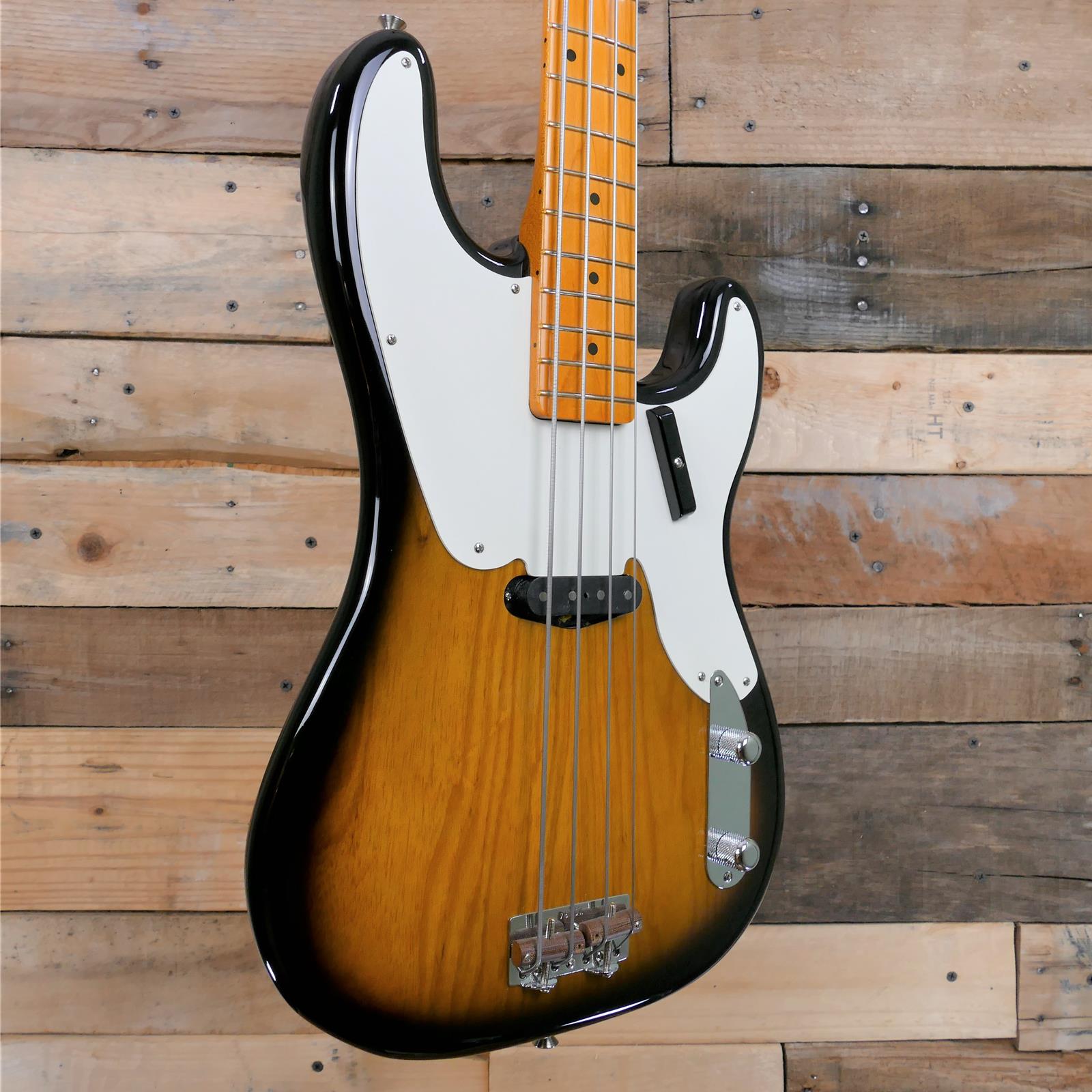 Fender American Vintage II 1954 Precision Bass, Maple Fingerboard, 2-Color Sunburst