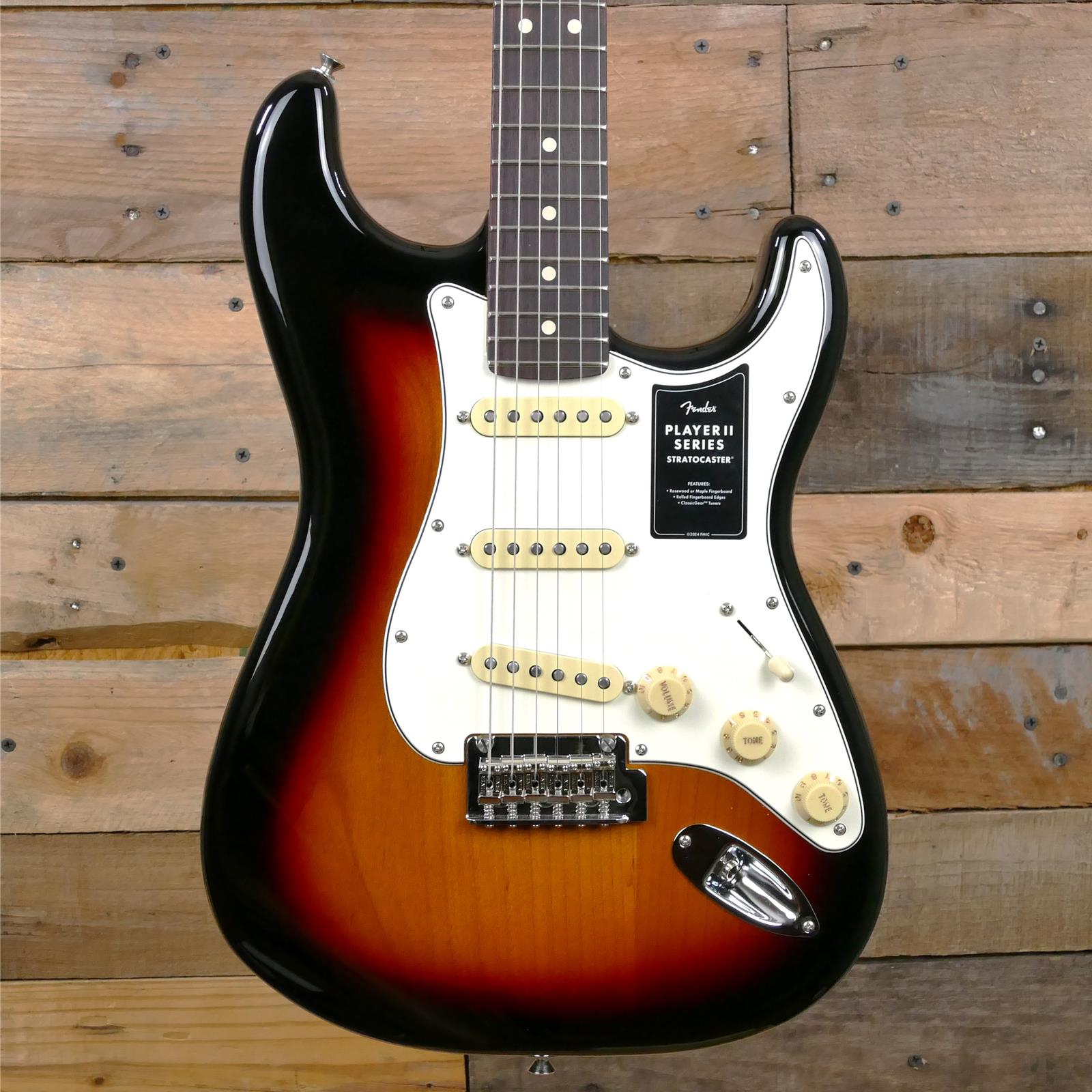 Fender Player II Stratocaster, Rosewood Fingerboard, 3-Color Sunburst