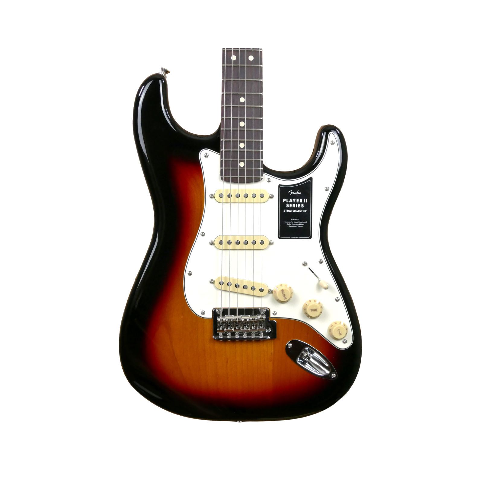 Fender Player II Stratocaster®, Rosewood Fingerboard, 3-Color Sunburst