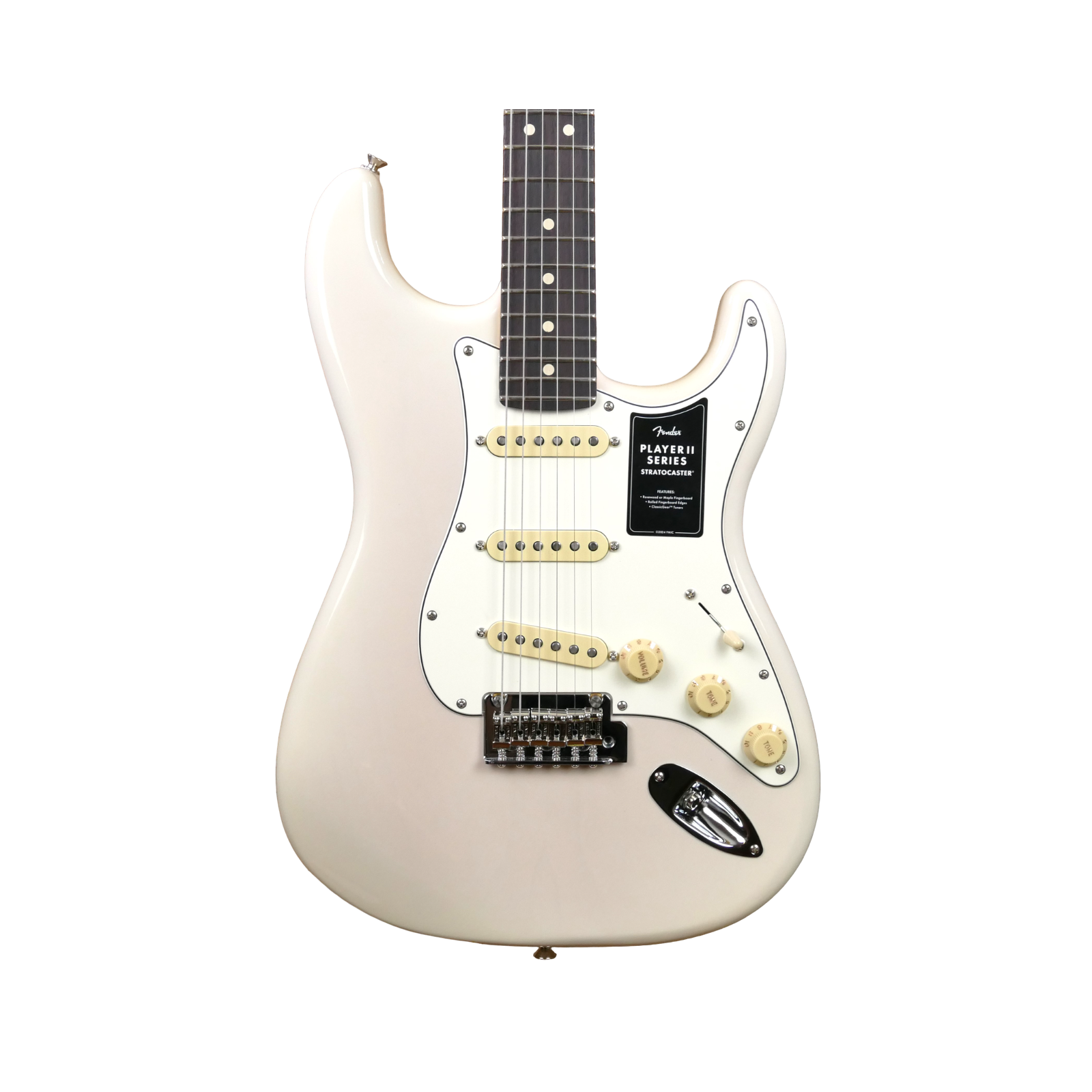 Fender Player II Stratocaster®, Rosewood Fingerboard, White Blonde