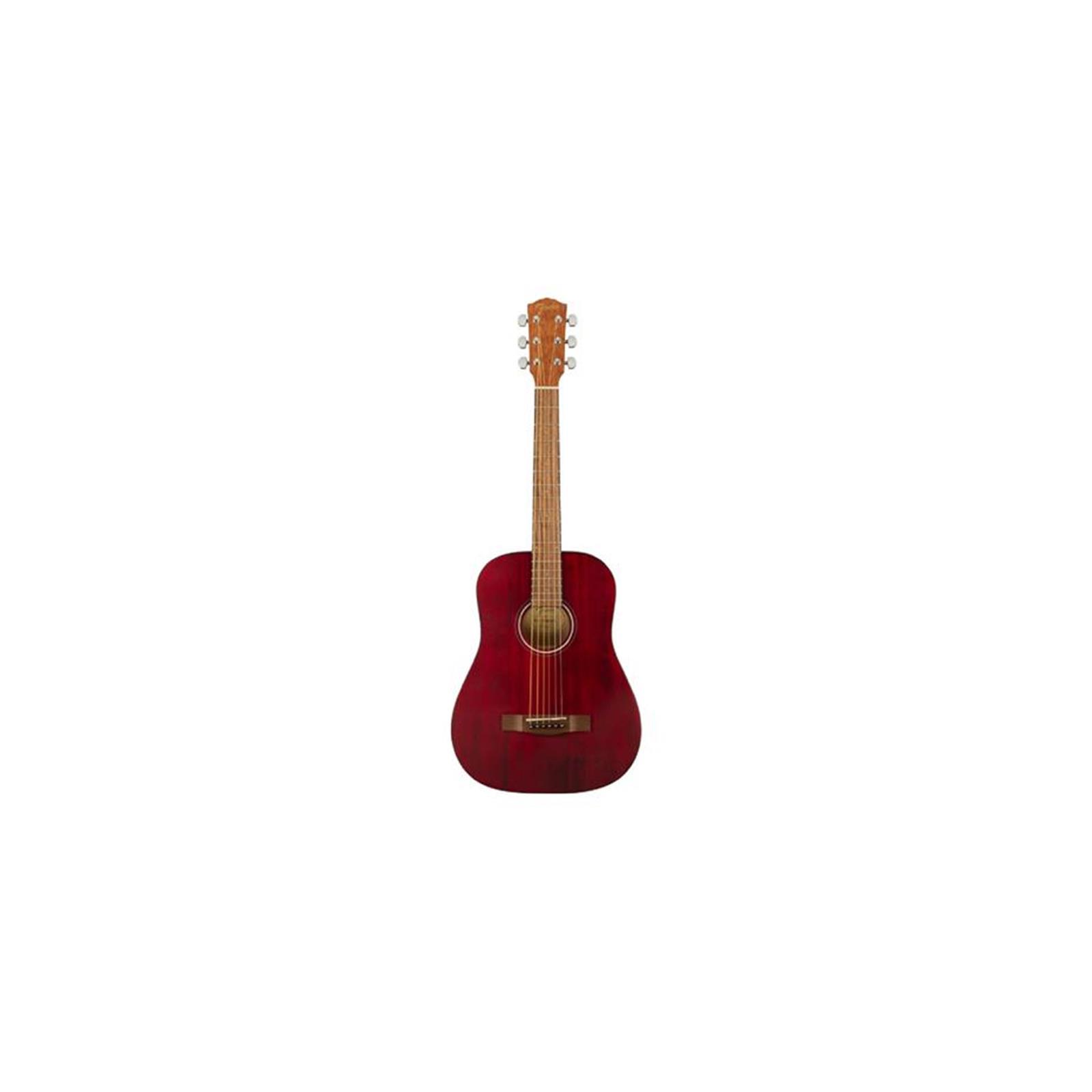 Fender FA-15 3/4 Scale Steel with Gig Bag, Walnut Fingerboard, Red