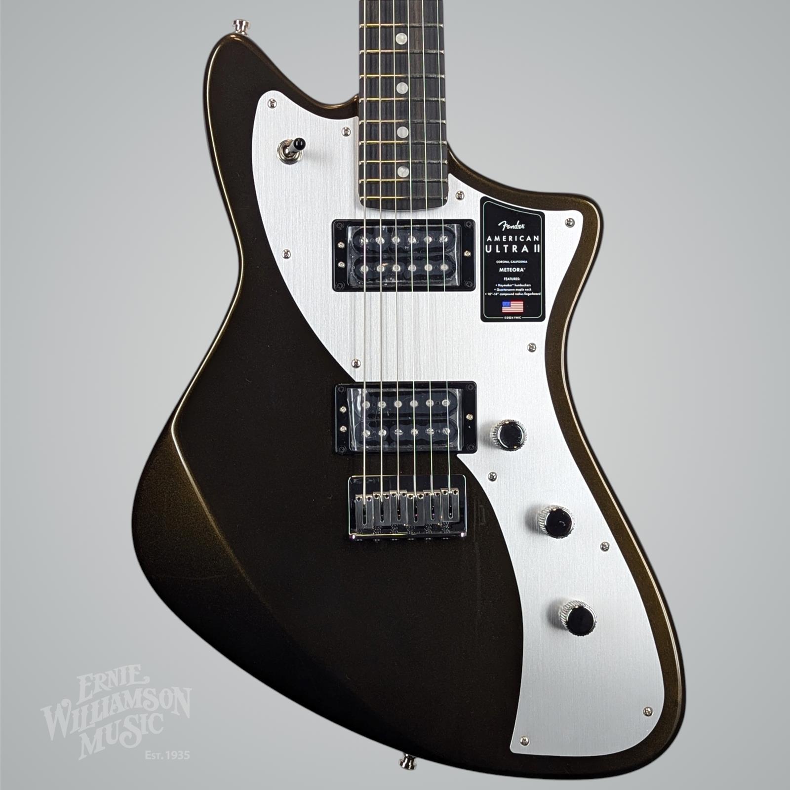 Fender American Ultra II Meteora®, Ebony Fingerboard, Texas Tea